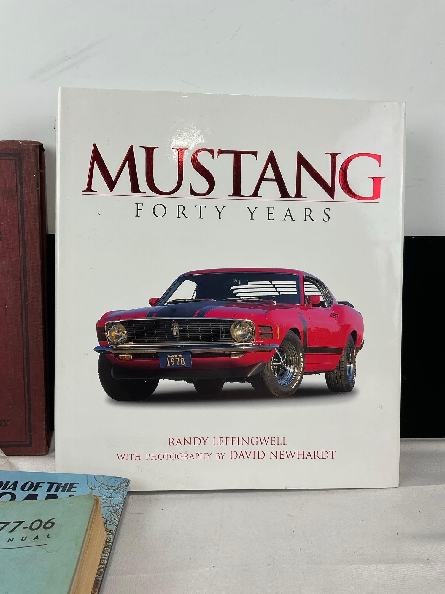 Several Ford & Car Books, 2x Iacocca Biography, Ford at Fifty, Mustang 40 Years, 1950s Car Manual... - 5