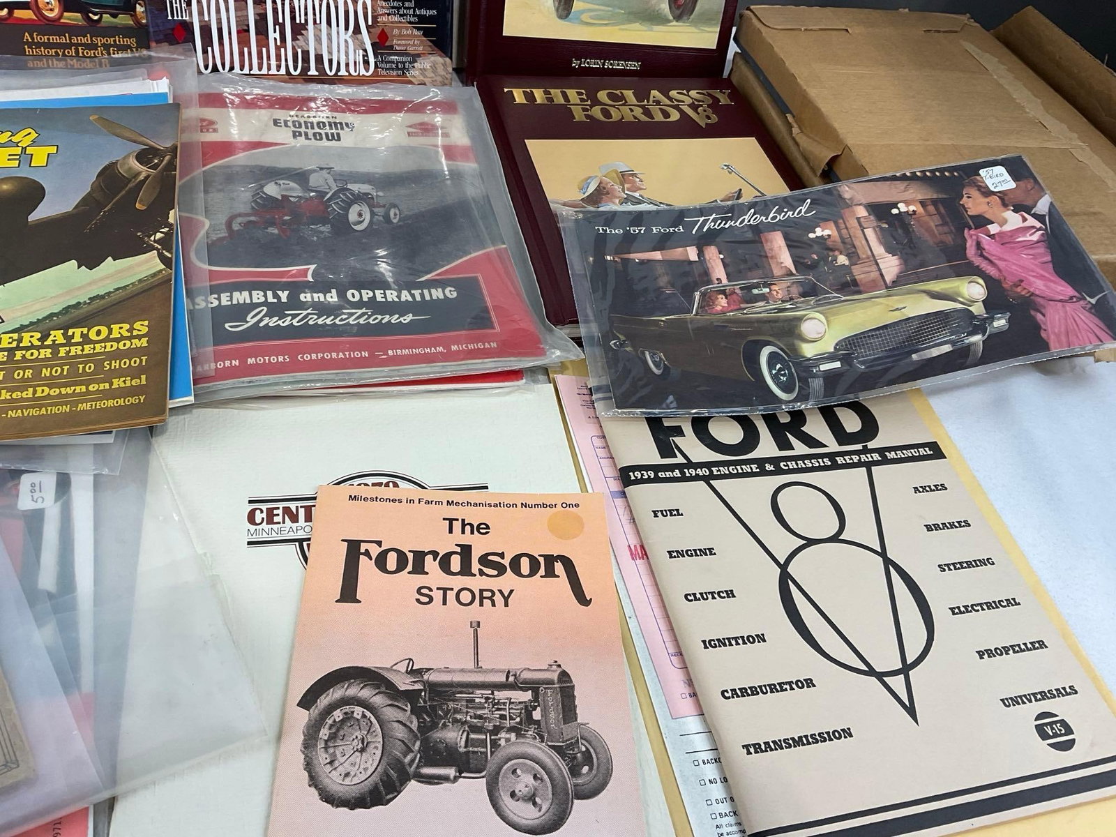 Collection of Ford Books, Booklets, & more, Fordson Tractor Manual, Repair Manuals, & more - 4
