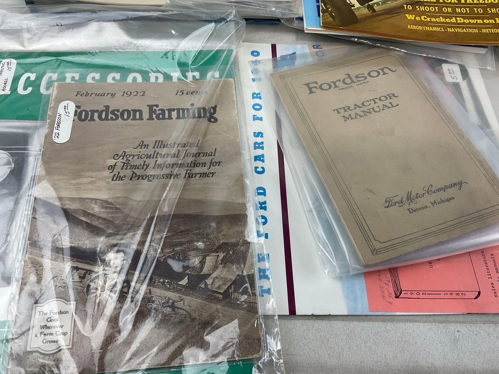 Collection of Ford Books, Booklets, & more, Fordson Tractor Manual, Repair Manuals, & more - 6