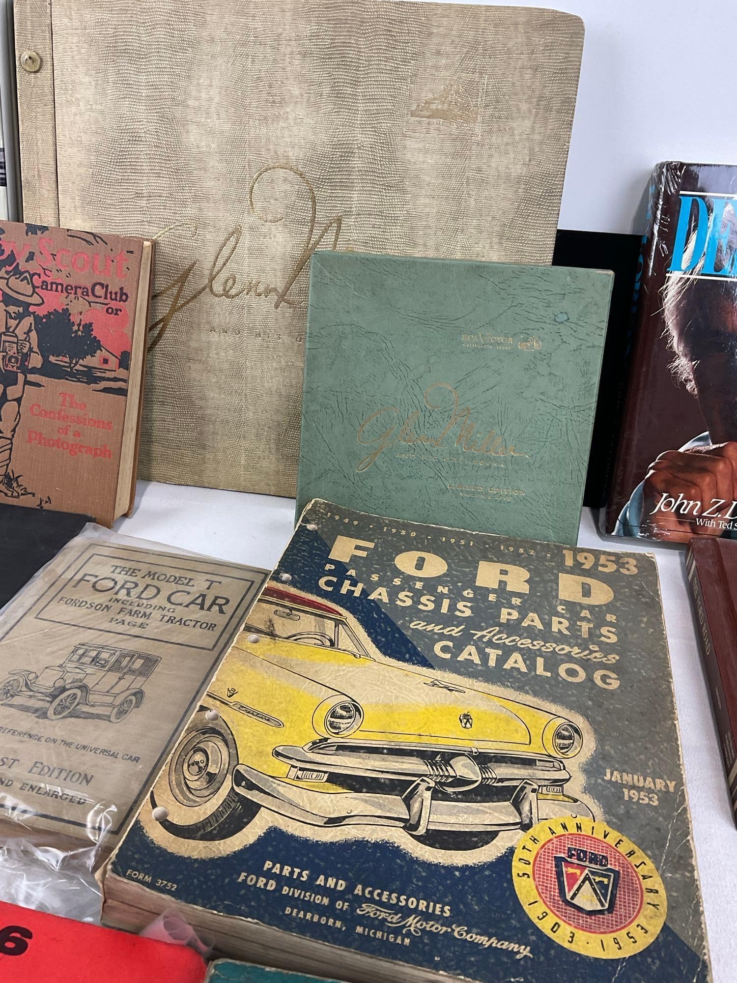 Variety of Ford Books, Shop Manuals, Catalog, Illustrated Book, Germany, Glenn Miller Records & m... - 5
