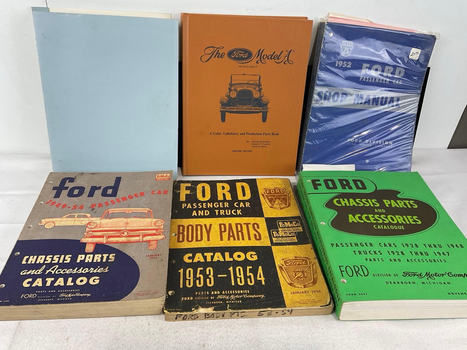 Collection of Ford Books, Sears, Ford Advertisements, Rolls-Royce Book, & more, Puyallup Press Ne... - 8