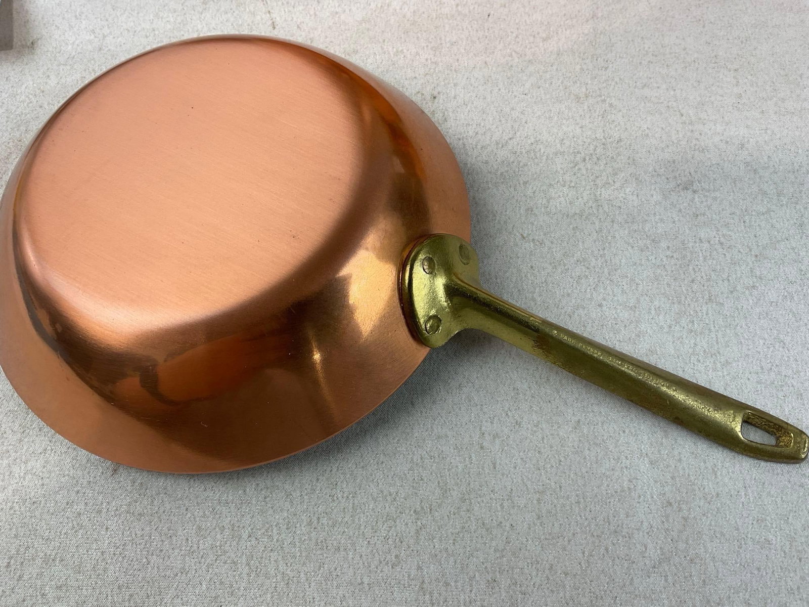Revere Ware Limited Edition Solid Copper/Stainless Steel, 2 Saucepans, & 6.5 inch Skillet - 3
