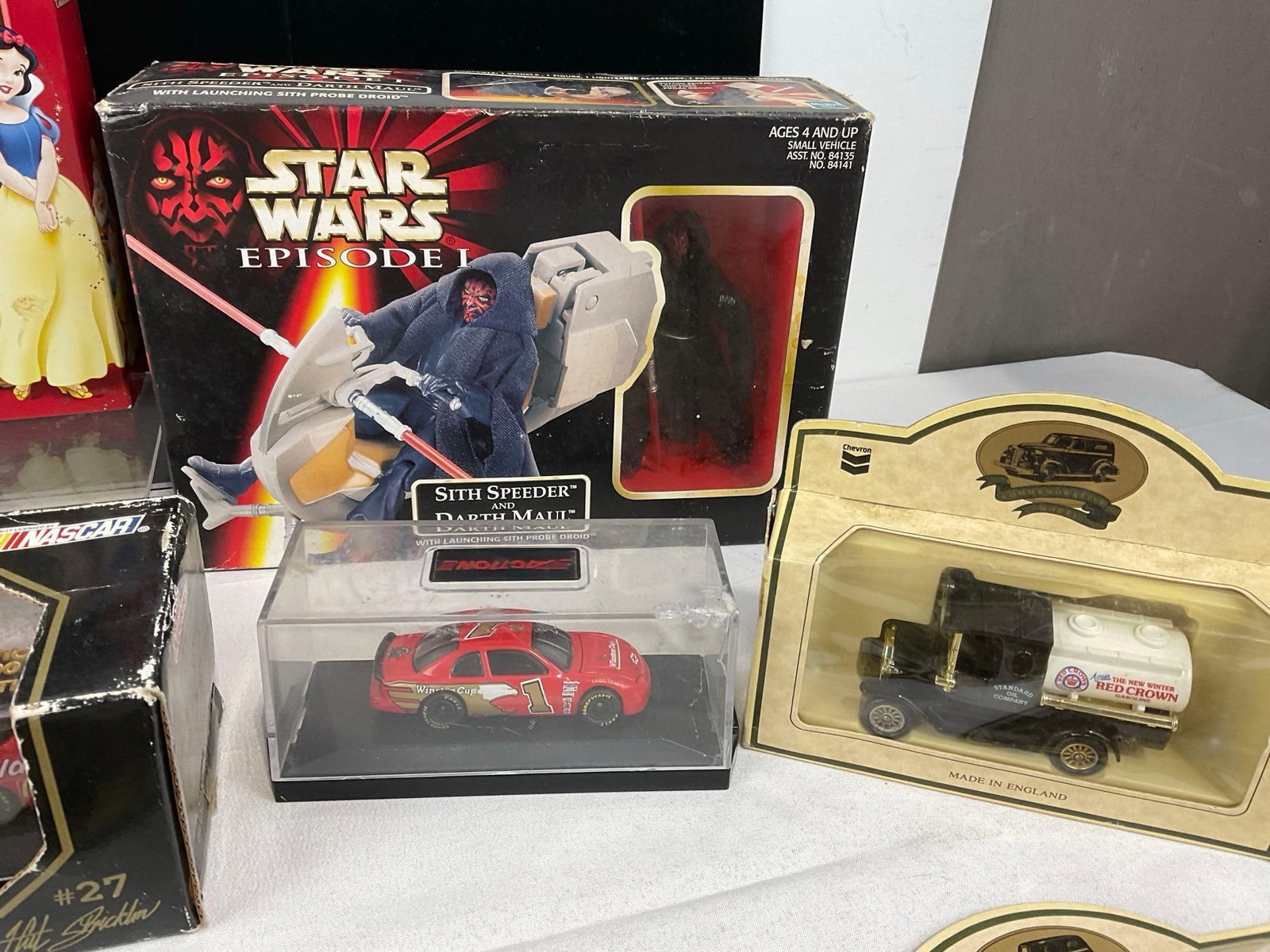 PEZ Disney Snow White set, Star Wars Darth Maul Figure, & 10 Diecast Cars, 8 LLEDO, Racing Champi... - 3