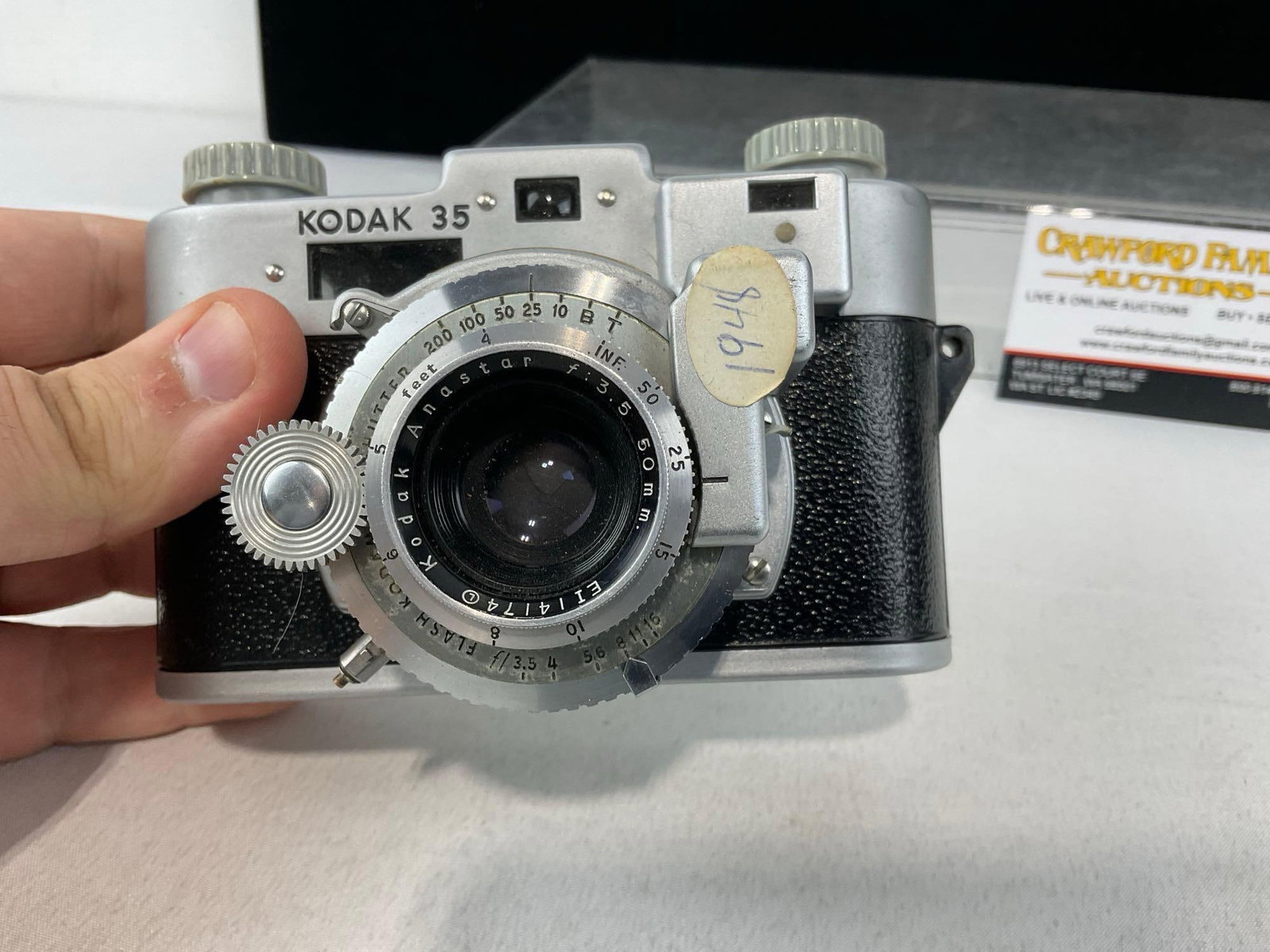 Kodak 35 Camera, w/Kodak Anastar F:3.5 50mm Lens - 3