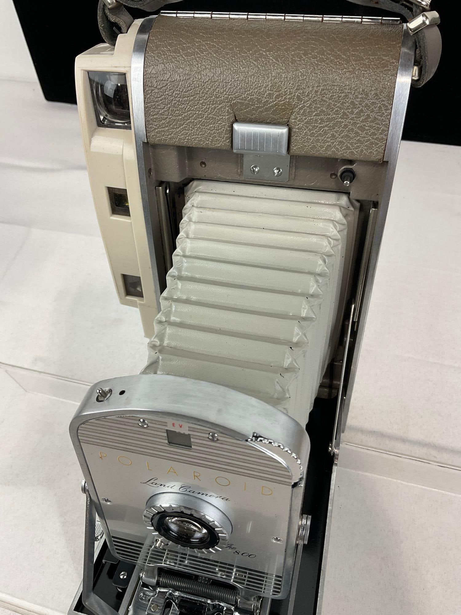 Vintage Polaroid Land Camera The 800, w/manual, in original box - 5