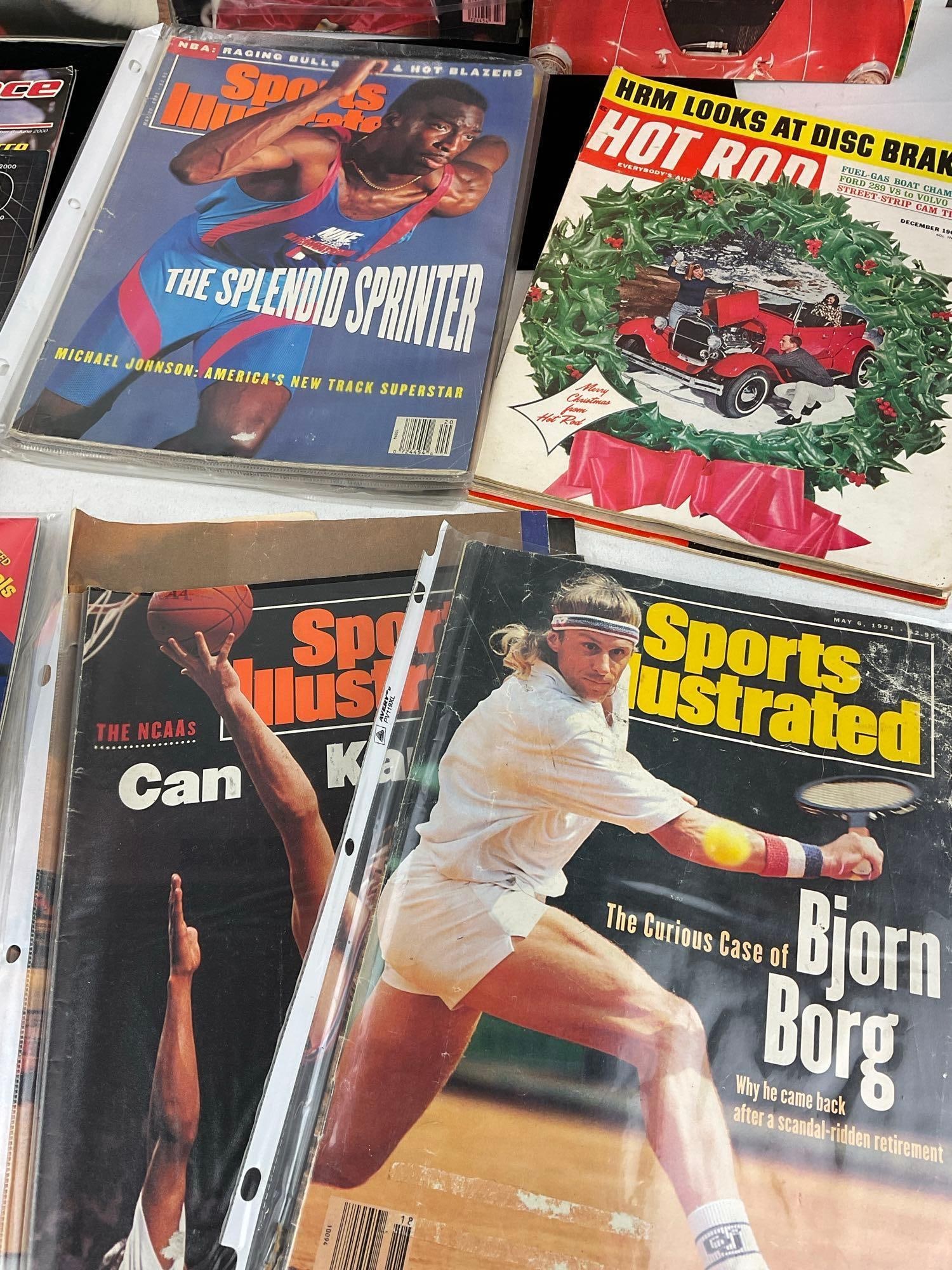 Vint. Sports Magazines, Sports Illustrated w/Muhammed Ali, Duran & Sugar Ray Leonard, Hot Rod & m... - 4
