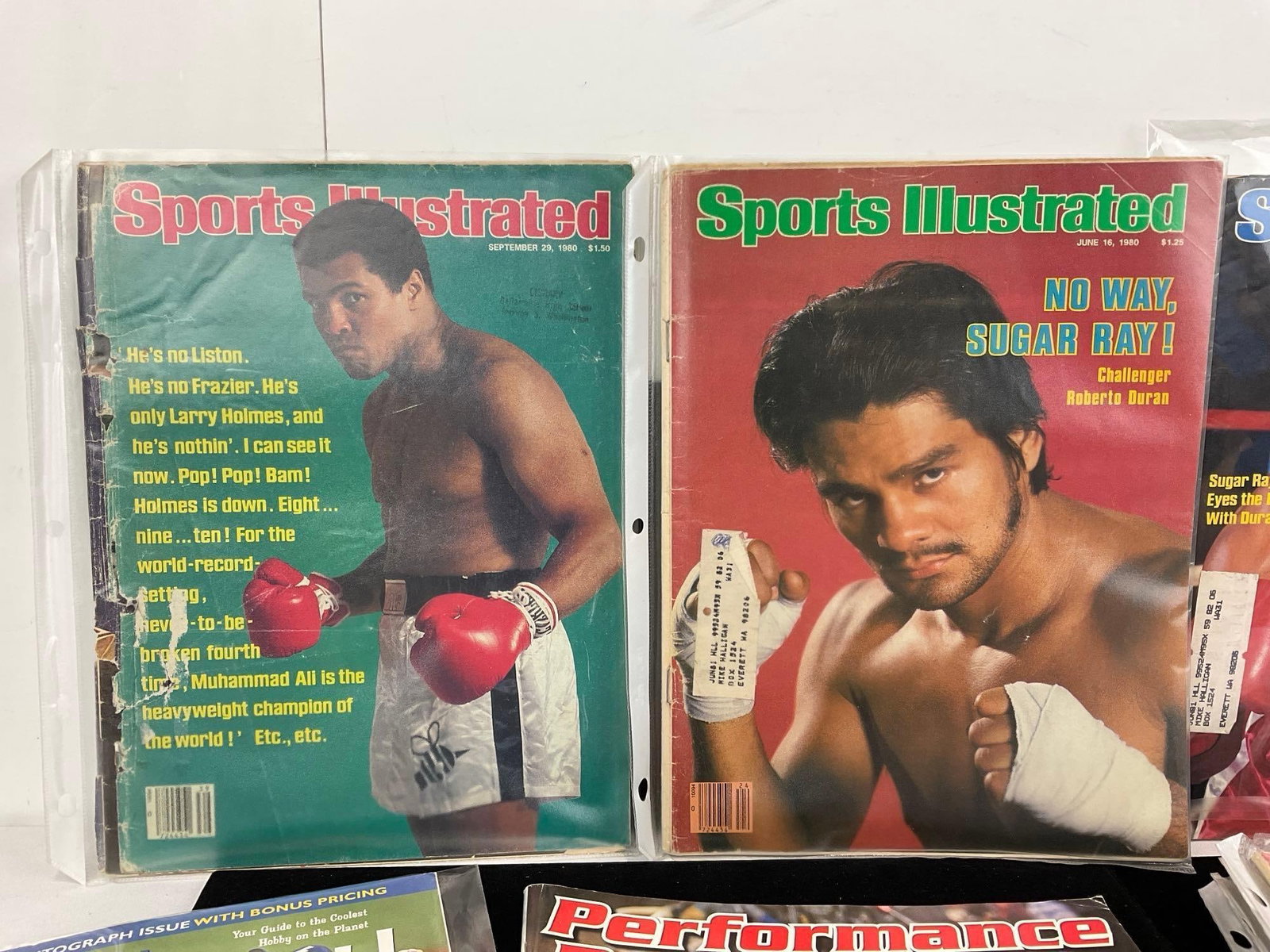 Vint. Sports Magazines, Sports Illustrated w/Muhammed Ali, Duran & Sugar Ray Leonard, Hot Rod & m... - 6