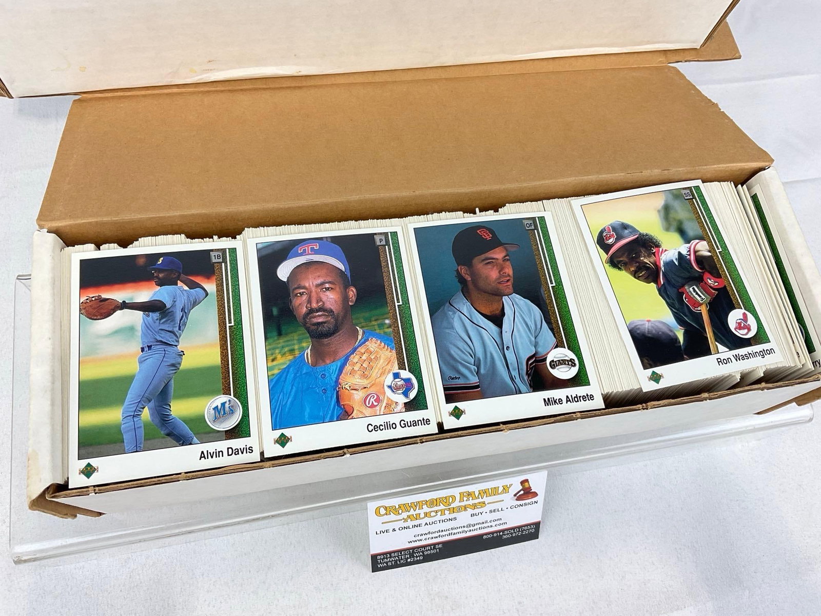2 Boxes of Baseball Cards, Upper Deck, Score 92 & more, approx 3500+ cards - 2
