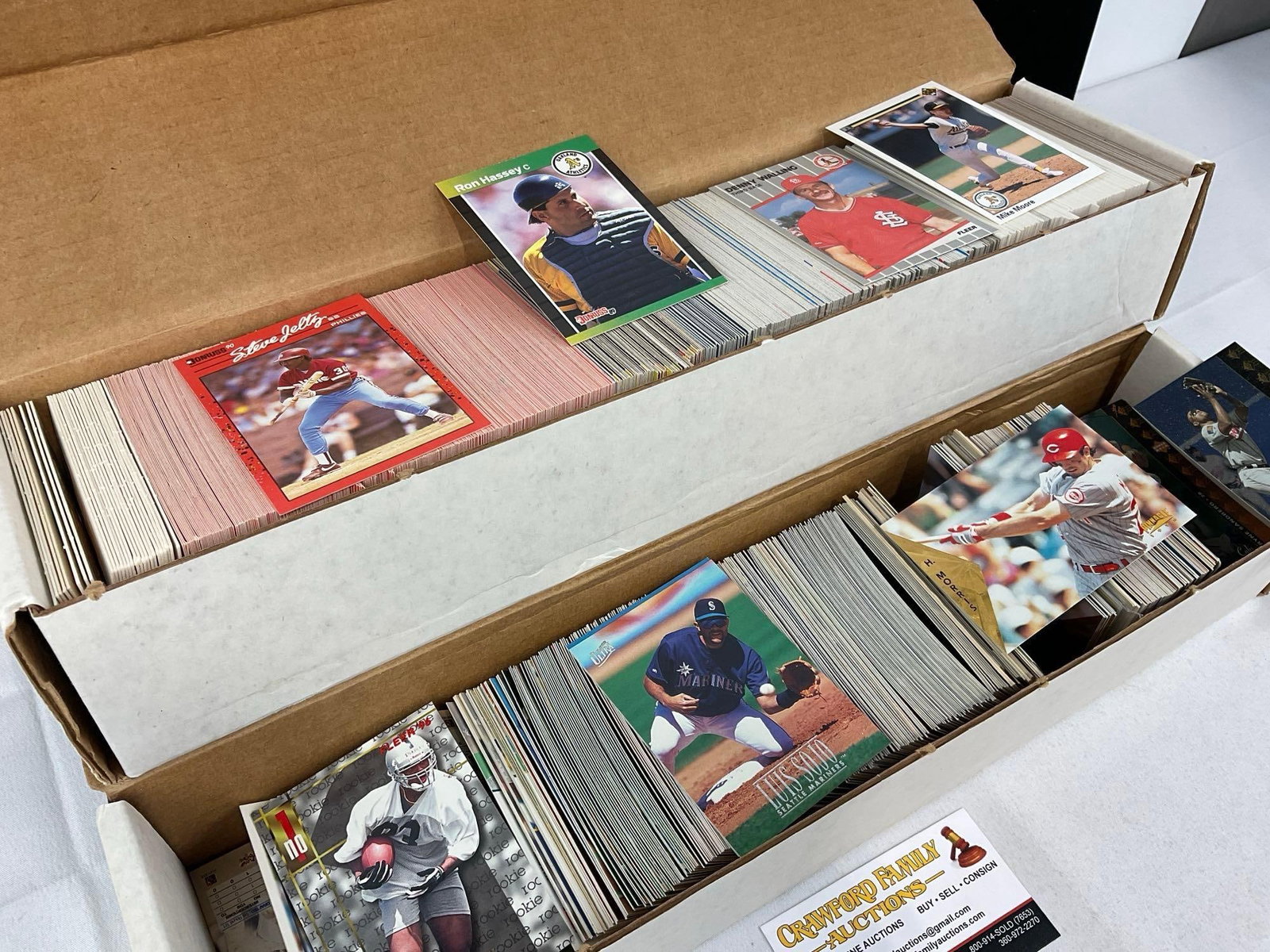 2 Boxes of Sports Cards, 2750+ approx, Donruss, Fleer, & Fleer Ultra, Upper Deck & Pinnacle & more - 2