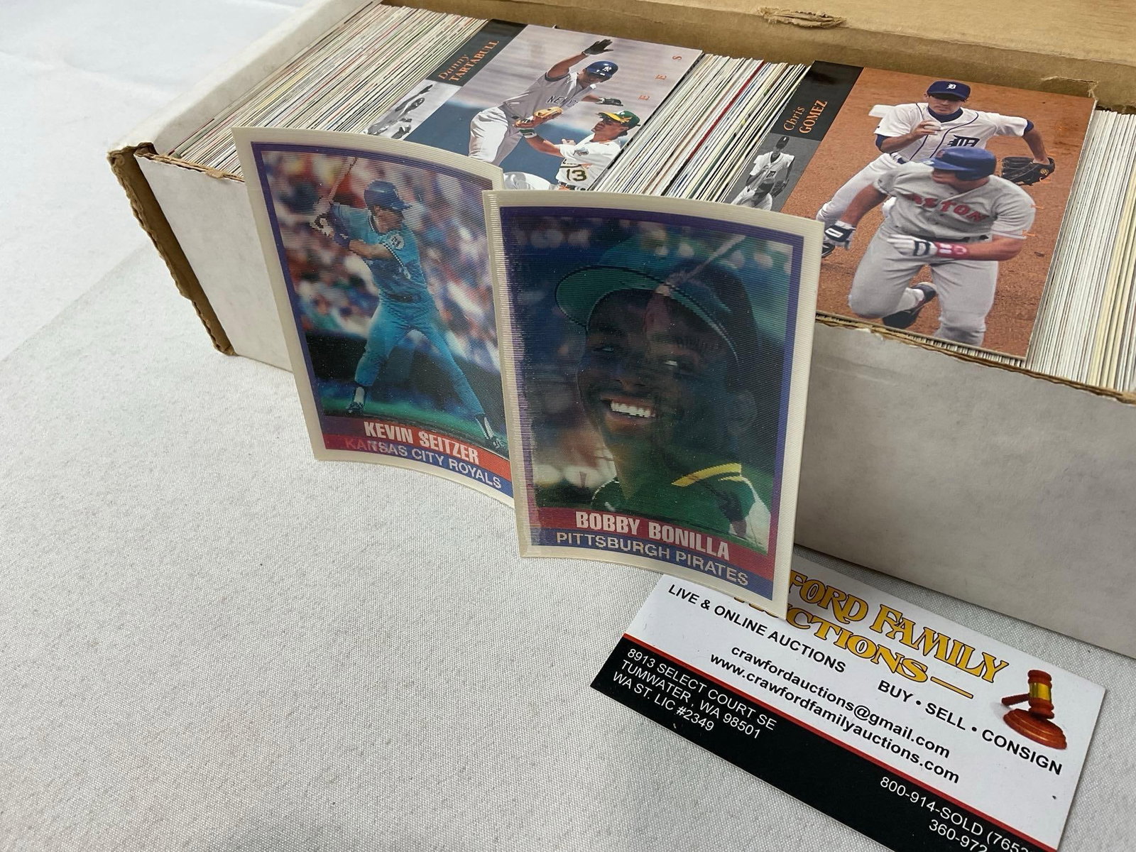 3 Boxes of Baseball Cards, Upper Deck, & more, some holograms, approx 2000+ - 3