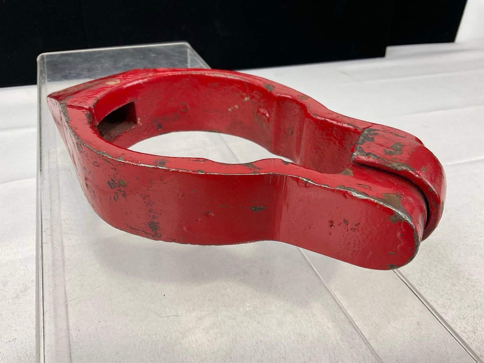 Antique Security Auto-Theft Signal System by Security Mfg co. no key, cast iron, missing finish - 5