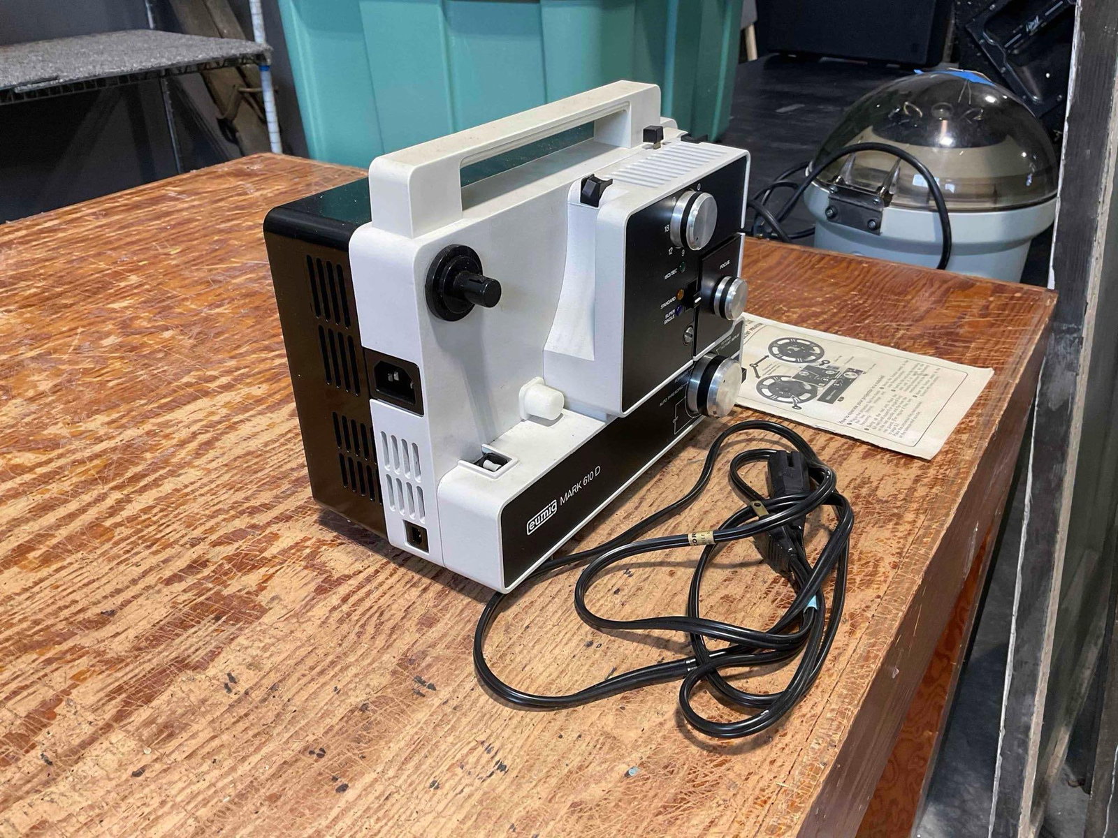 Vintage Eumig Mark 610 D Dual 8 Silent Projector. Tested, Powers On. Good Condition. See pics. - 3