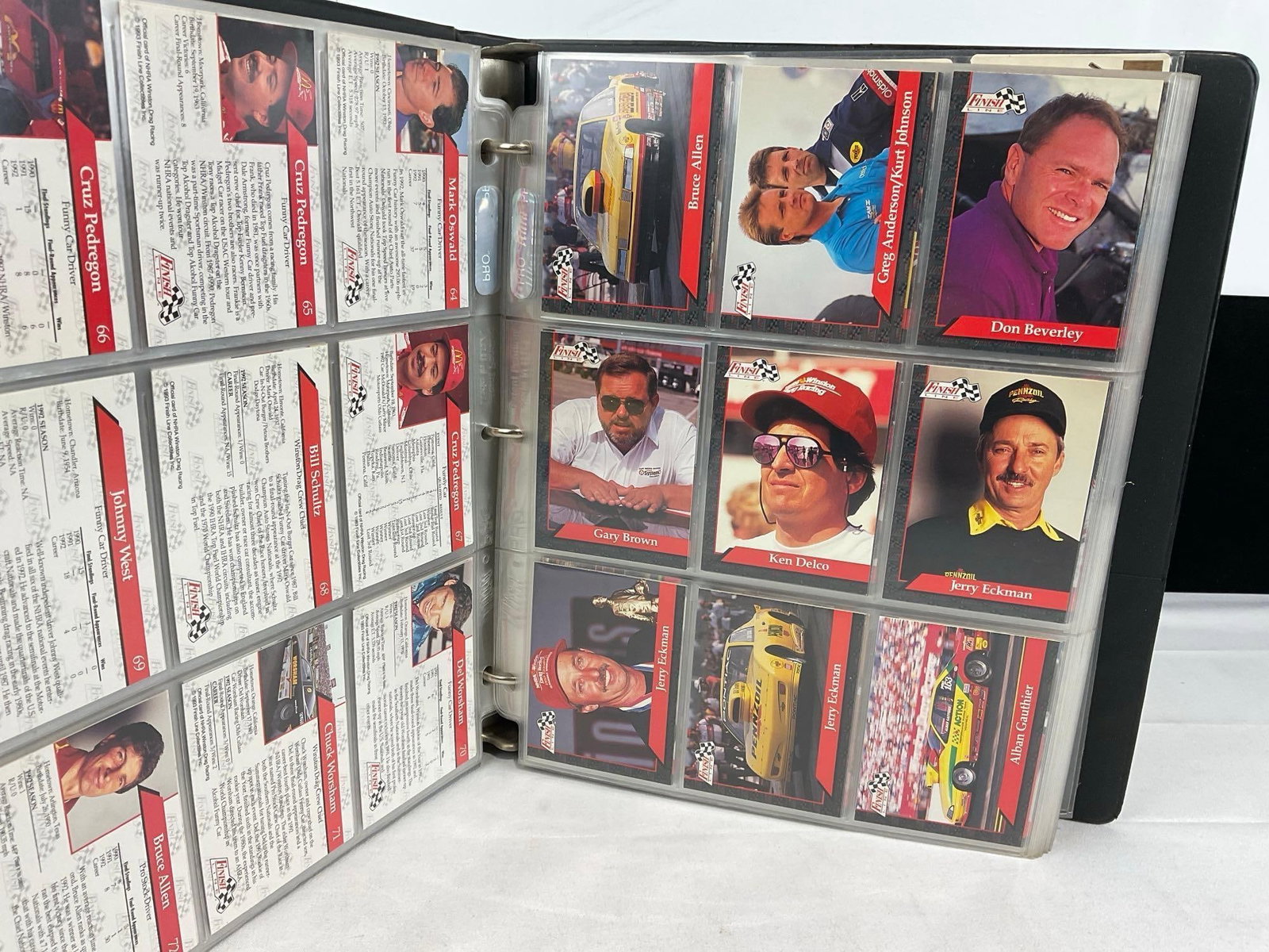 1994 Traks Premium Series 1, Factory Sealed box, Racing Card Album w/pages, & small box w/cards - 7