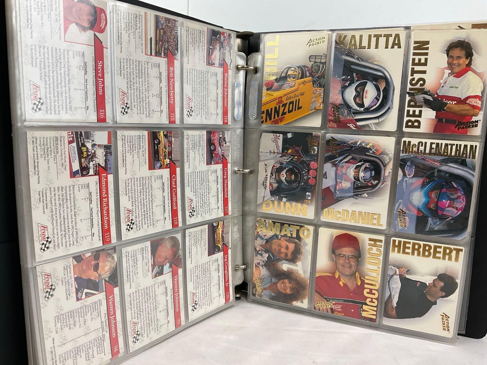 1994 Traks Premium Series 1, Factory Sealed box, Racing Card Album w/pages, & small box w/cards - 9