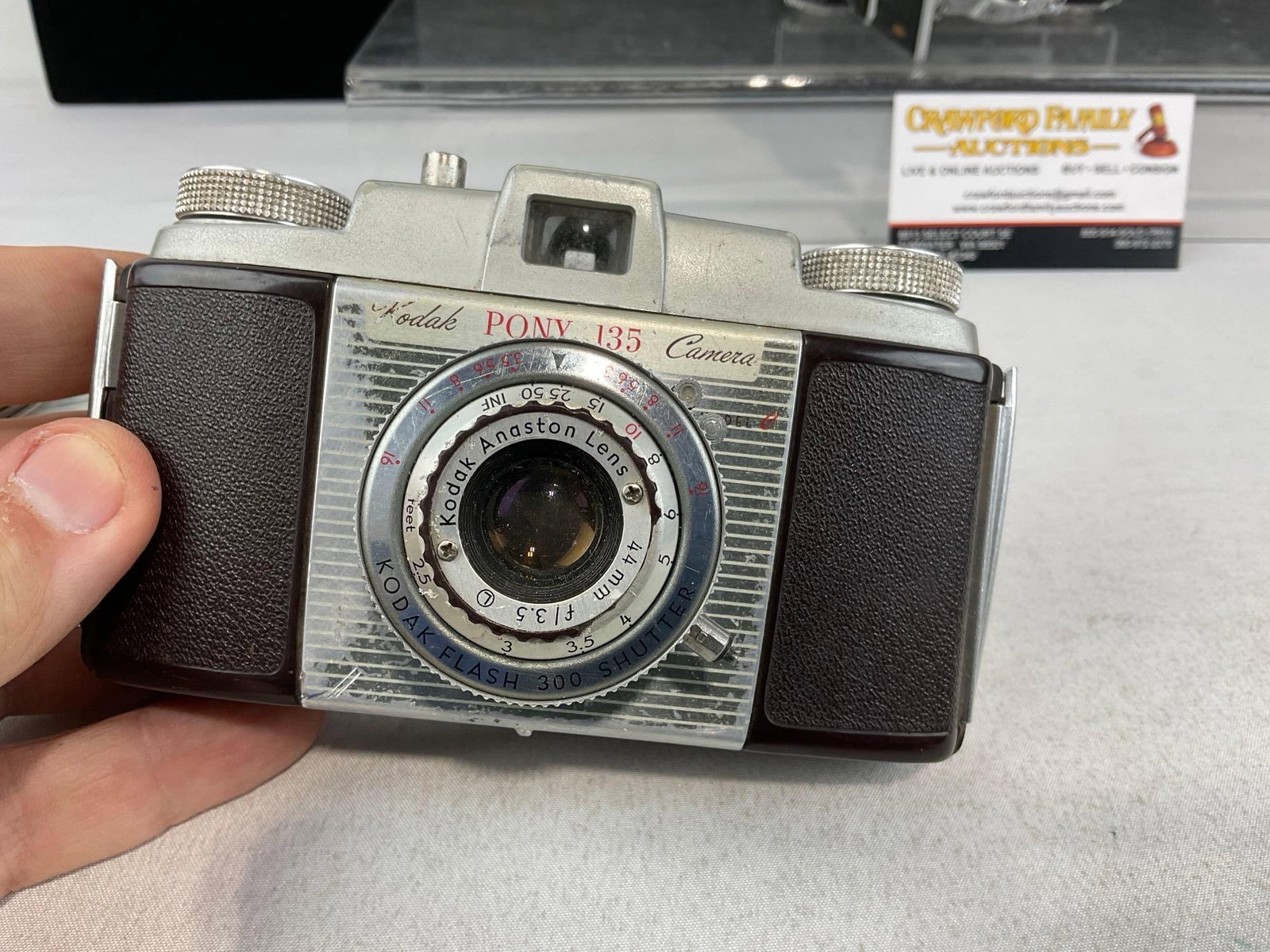 Set of 3 Vintage Kodak Cameras, 2 Pony 135 Kodak Cameras & Kodak Retina IIa - 5