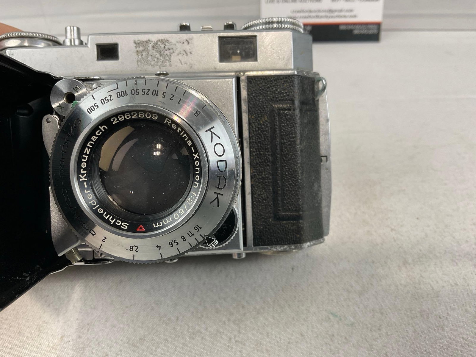 Set of 3 Vintage Kodak Cameras, 2 Pony 135 Kodak Cameras & Kodak Retina IIa - 9