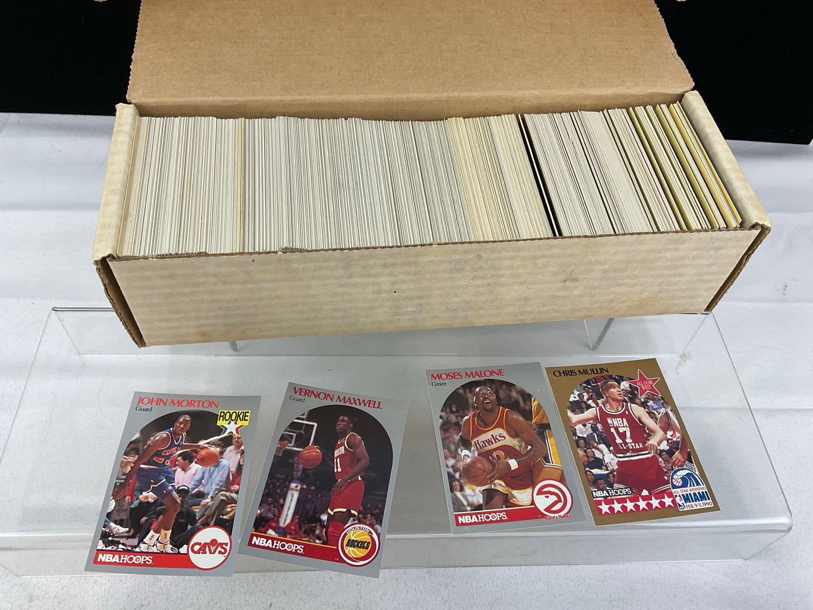 3 Boxes of Sports & more Cards, 1990s Upper Deck, NBA Hoops, Batman, American Bandstand, approx 2... - 3