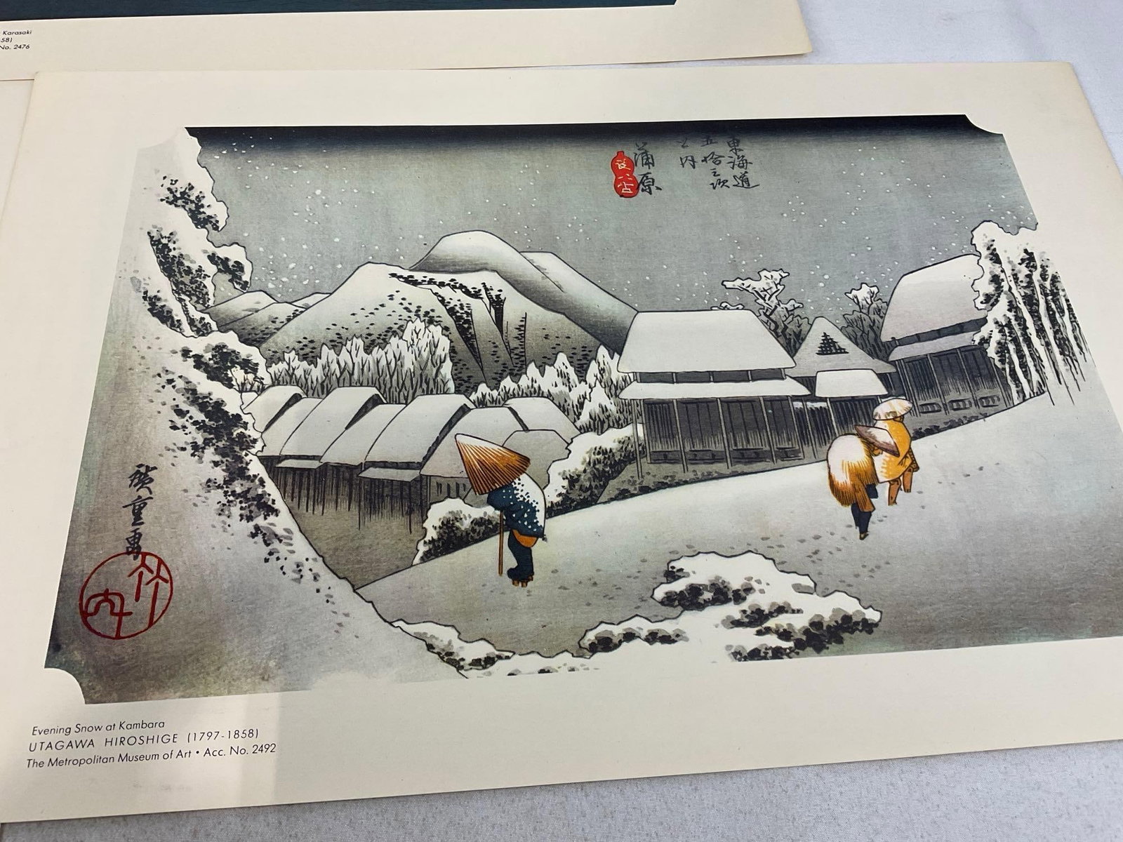 8 Repro Japanese Prints from Met. Museum of Art, Great Wave, Geishas, Samurai & more - 2