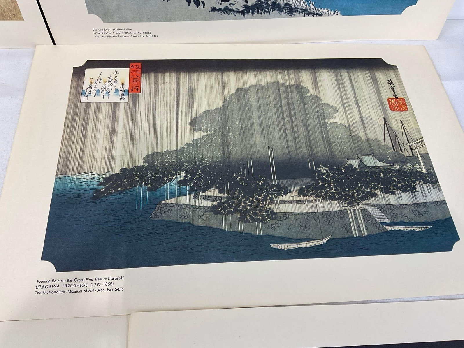 8 Repro Japanese Prints from Met. Museum of Art, Great Wave, Geishas, Samurai & more - 3