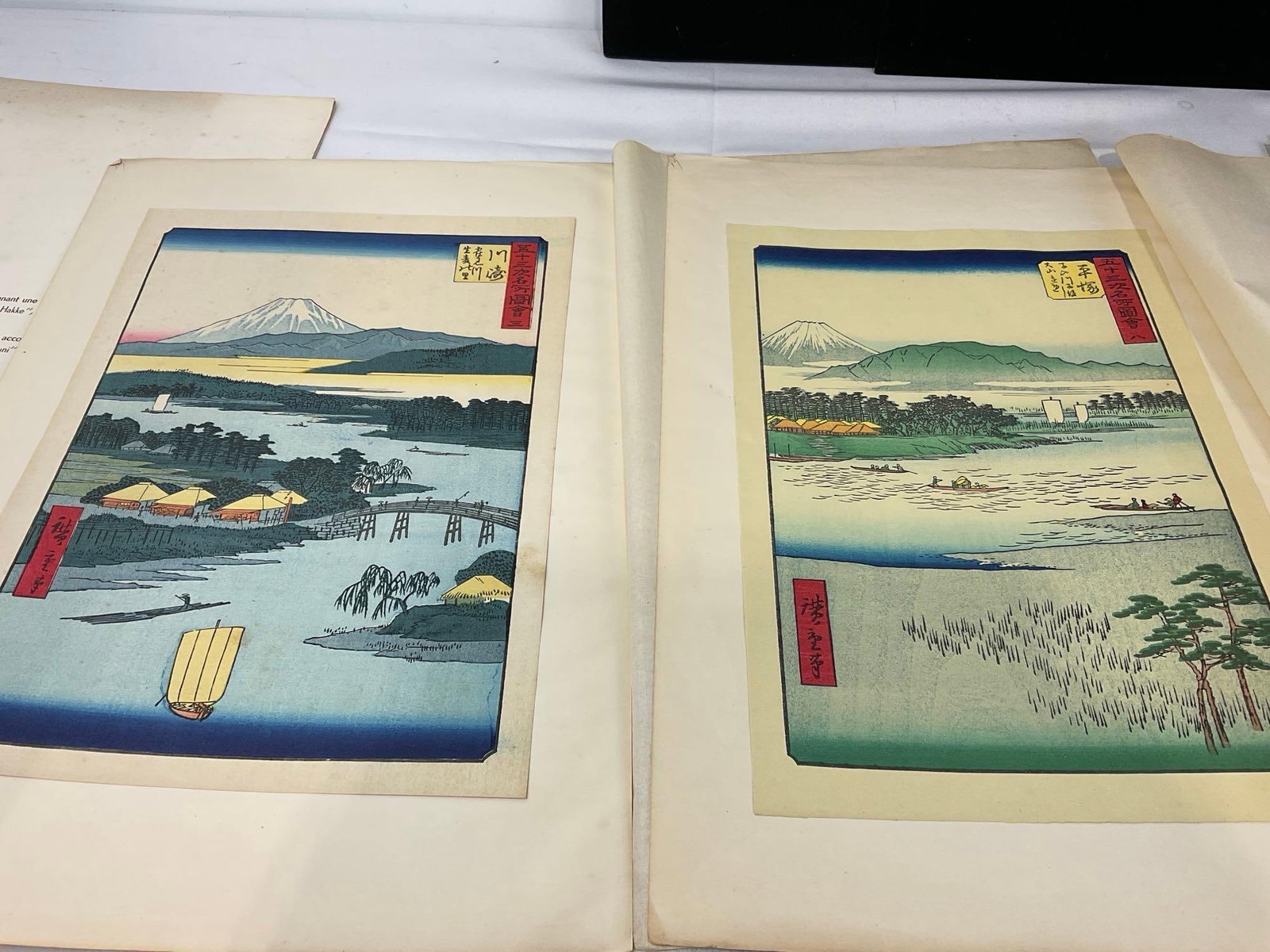 Set of 6 Japanese Color Lithograph Prints by Kitagawa Utamaro, 20x15 inches - 9