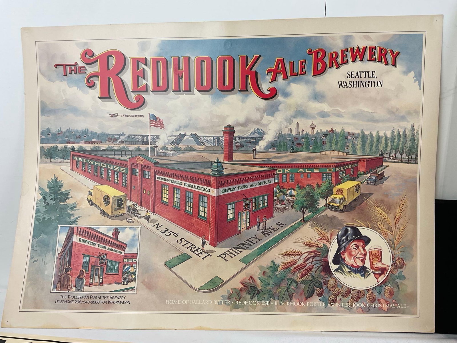5 Vintage Posters, Redhook Ale Brewery, Fiestas Patrias, Dinosaurs, Down with the Stack, & Aerial... - 2