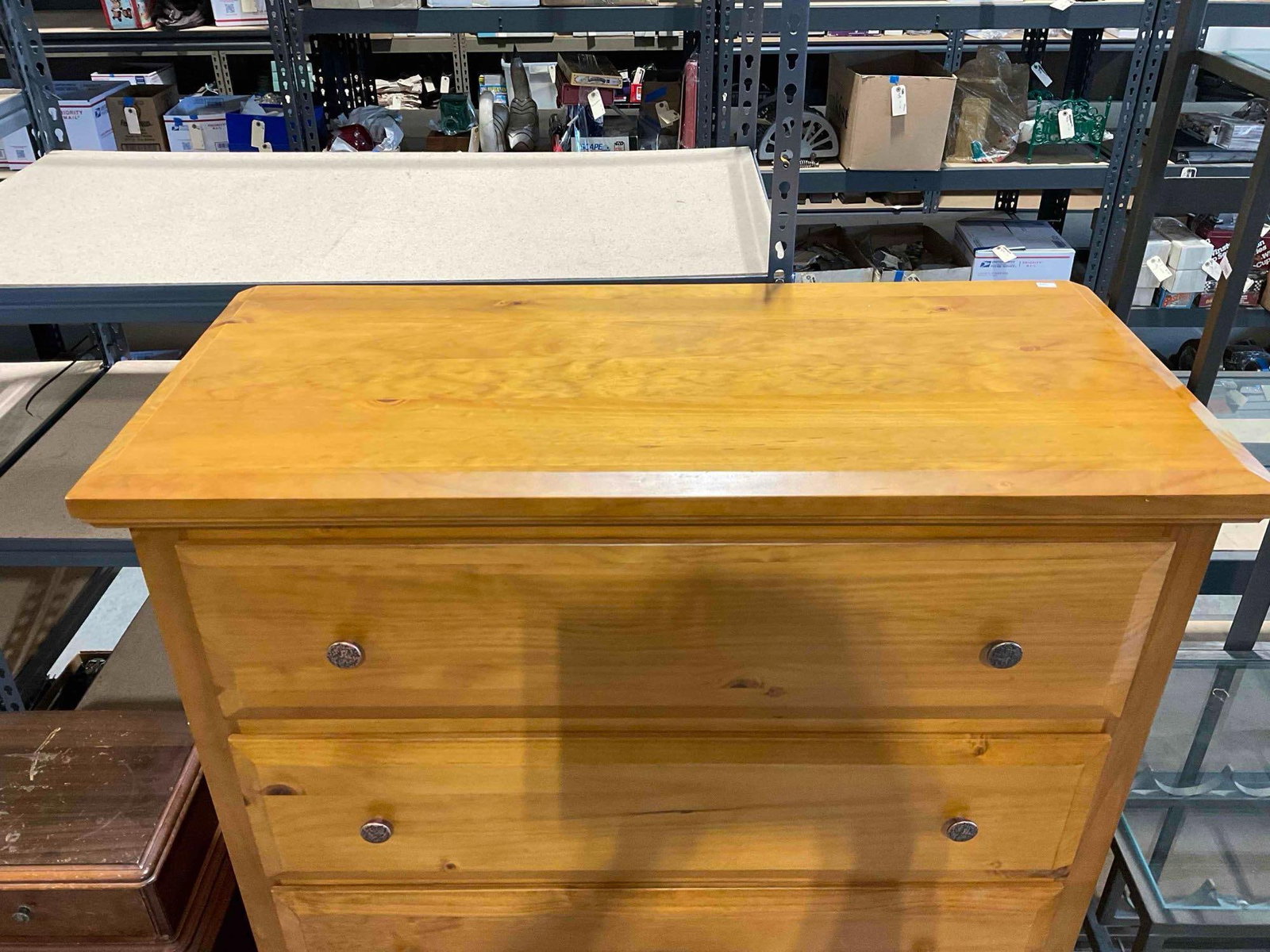 Tradewins Pine Wood 5-Drawer Dresser w/ Dovetailed Drawers. Good Condition. See pics. - 4