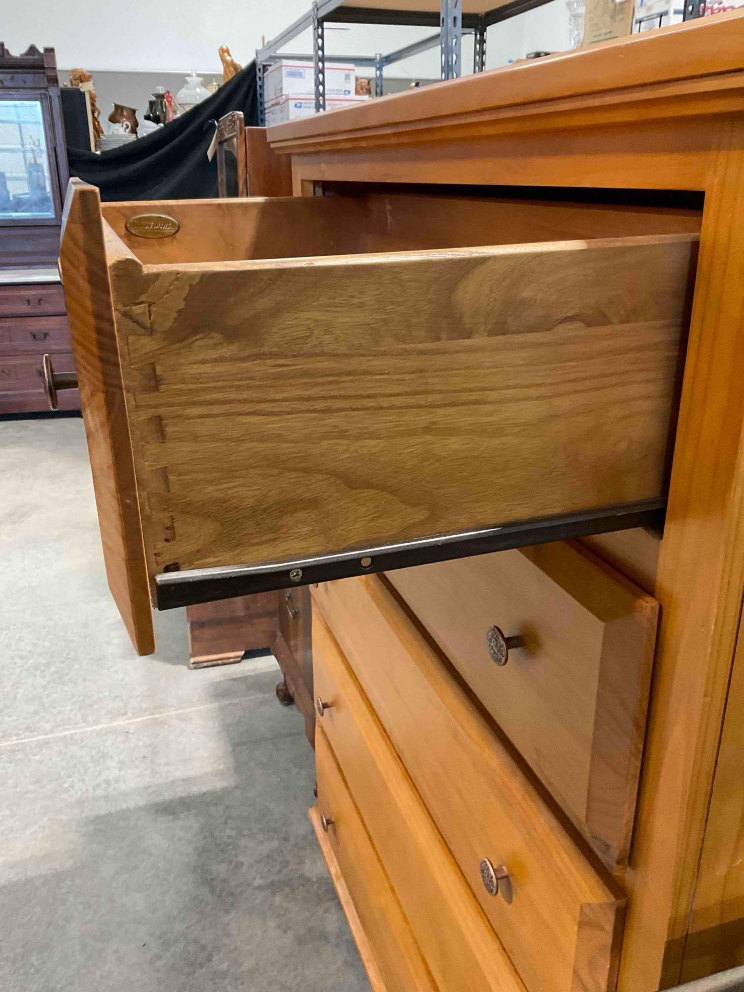 Tradewins Pine Wood 5-Drawer Dresser w/ Dovetailed Drawers. Good Condition. See pics. - 6