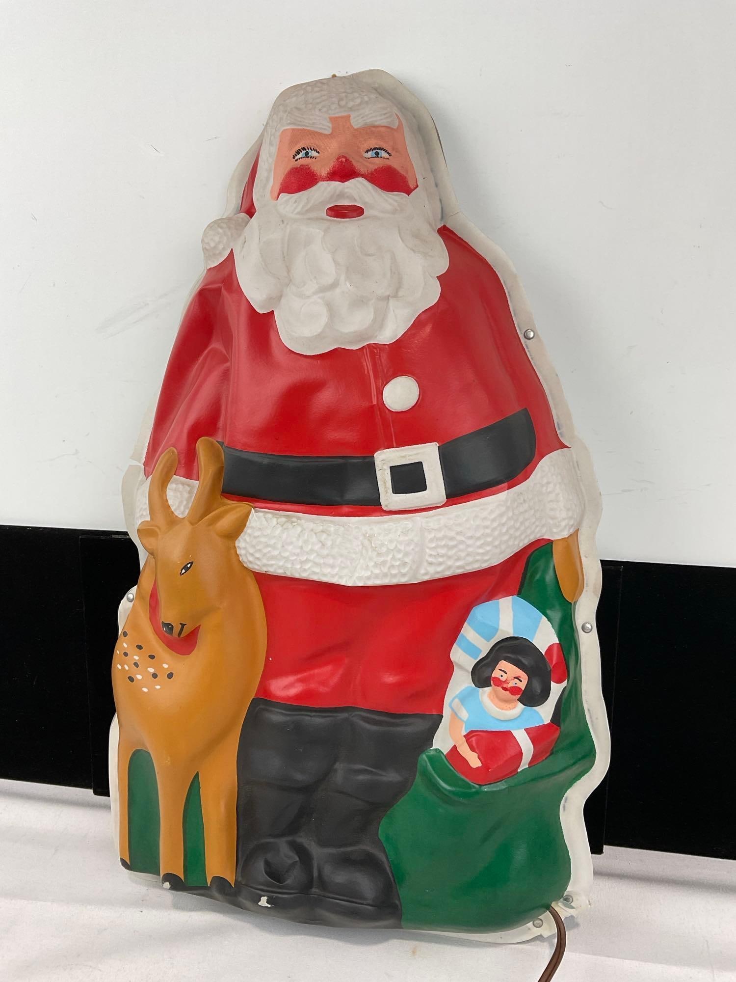 Vintage Santa Claus Paramount Decorative Lighted Sign, No161 - 2