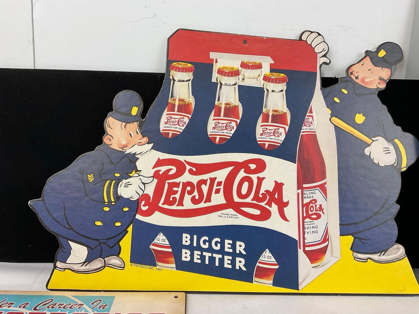 5 Repro Vintage Signs, Pepsi-Cola, Triscuit, Electronics, Programming & Bowling Decor signs - 4