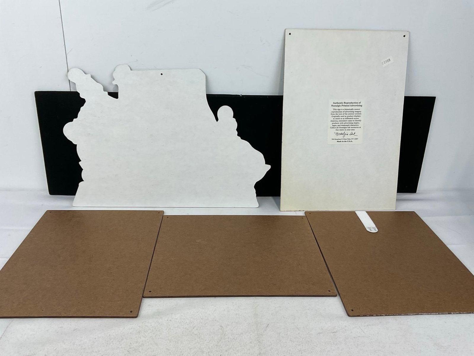 5 Repro Vintage Signs, Pepsi-Cola, Triscuit, Electronics, Programming & Bowling Decor signs - 5