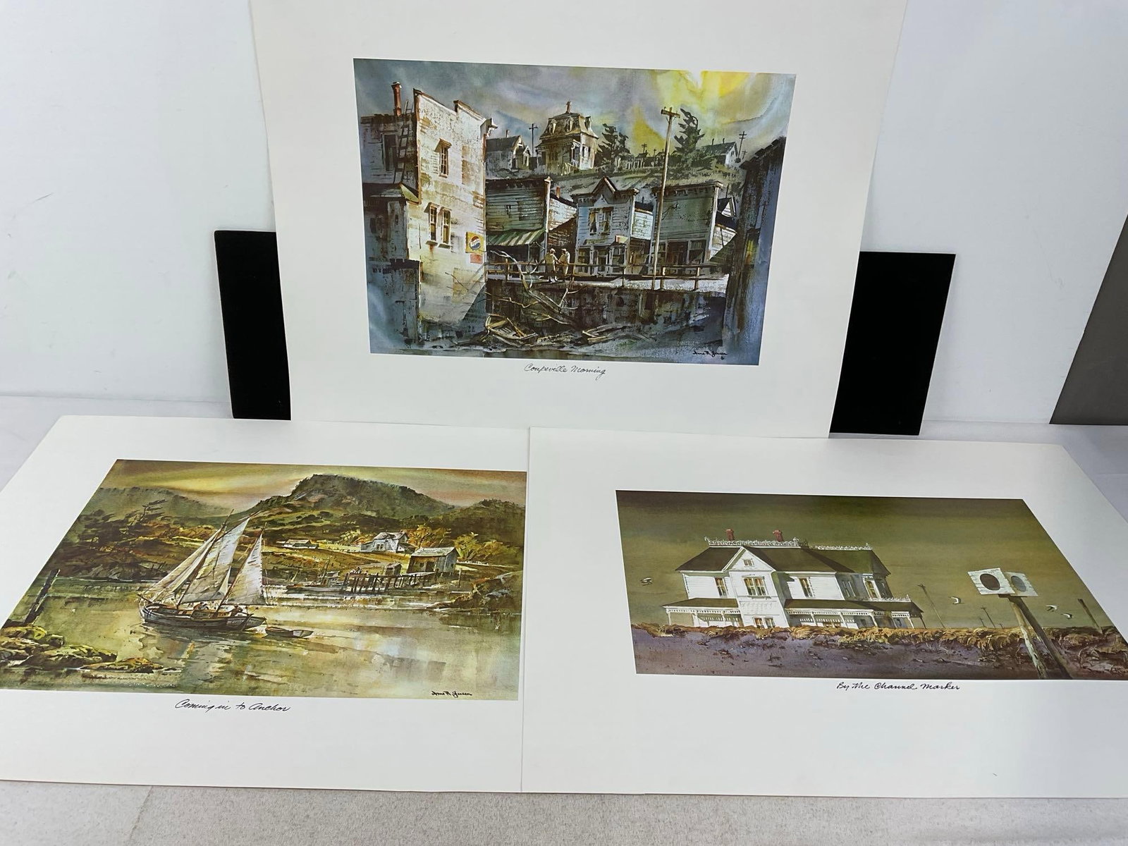 Artwork Prints, Gypsy Camp by Van Gogh, 3 by Arne R. Jensen, 1x by Ron Woodall, 30x26 in - 7