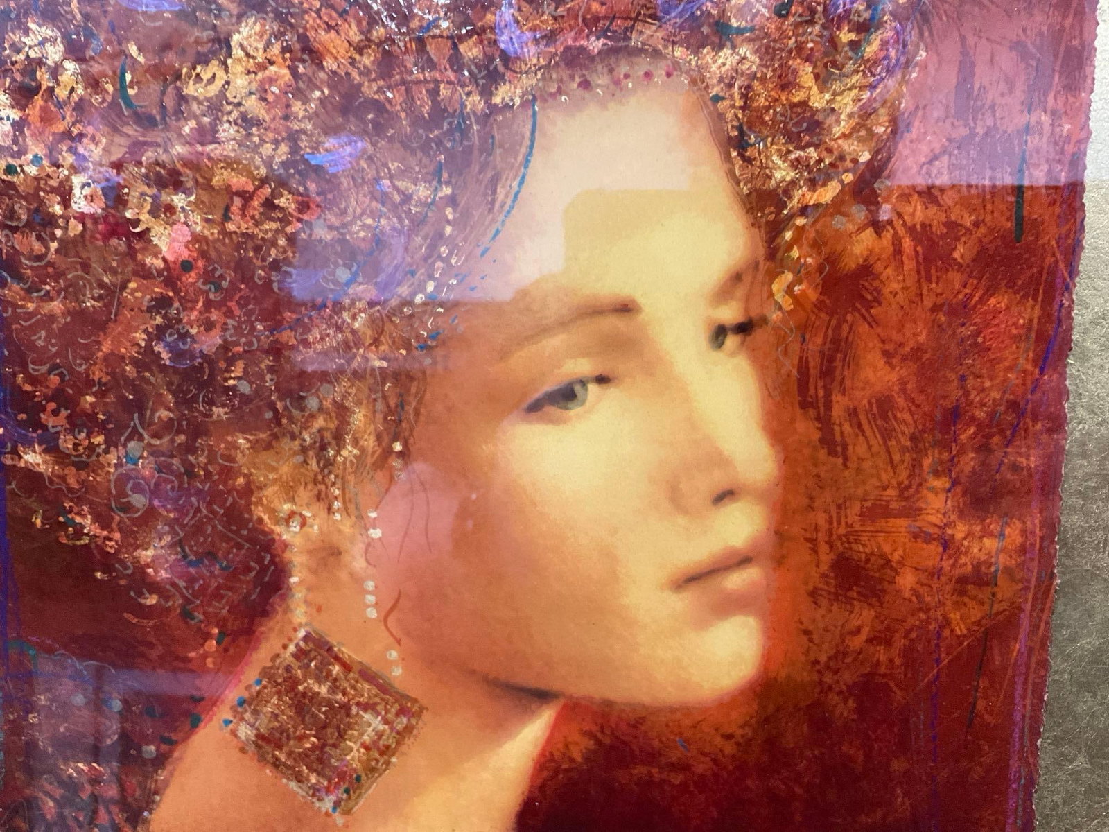 Framed Litho#d 107/225 Signed Csaba Markus titled Constantina, 46h x 28w inches - 3