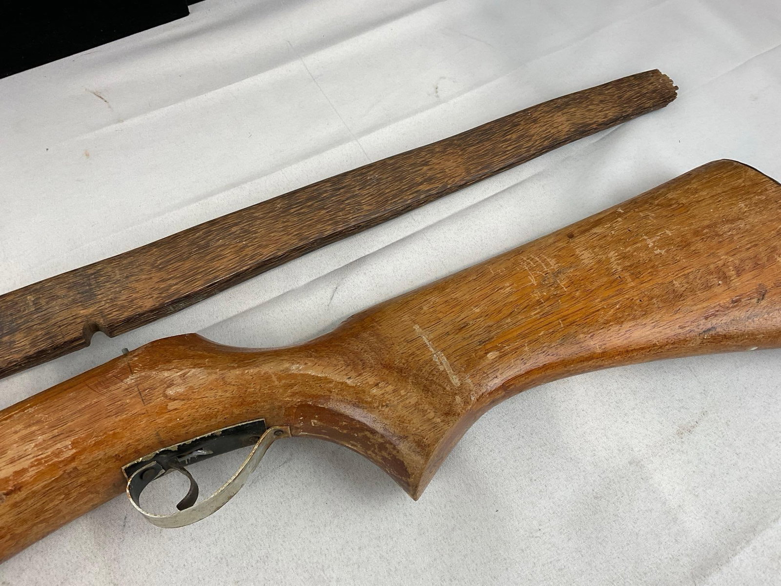 Primitive style crossbow, marked Made in Negrito 1974, Wooden Crossbar & Stock - 7