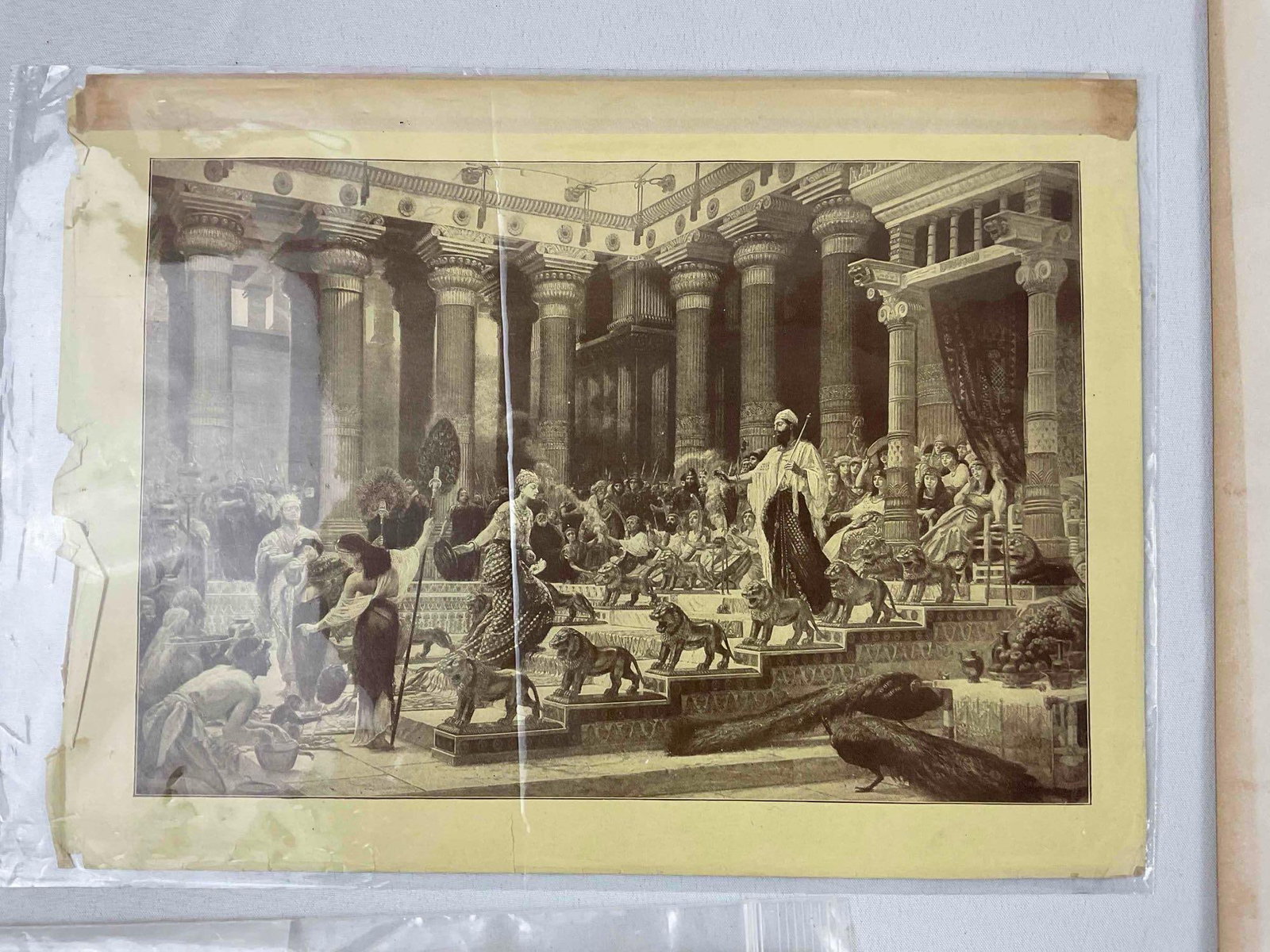 7 pcs Vintage Art & Ephemera Collection, incl. Unframed Original Etching of A.E.M. Gretry & More! - 6
