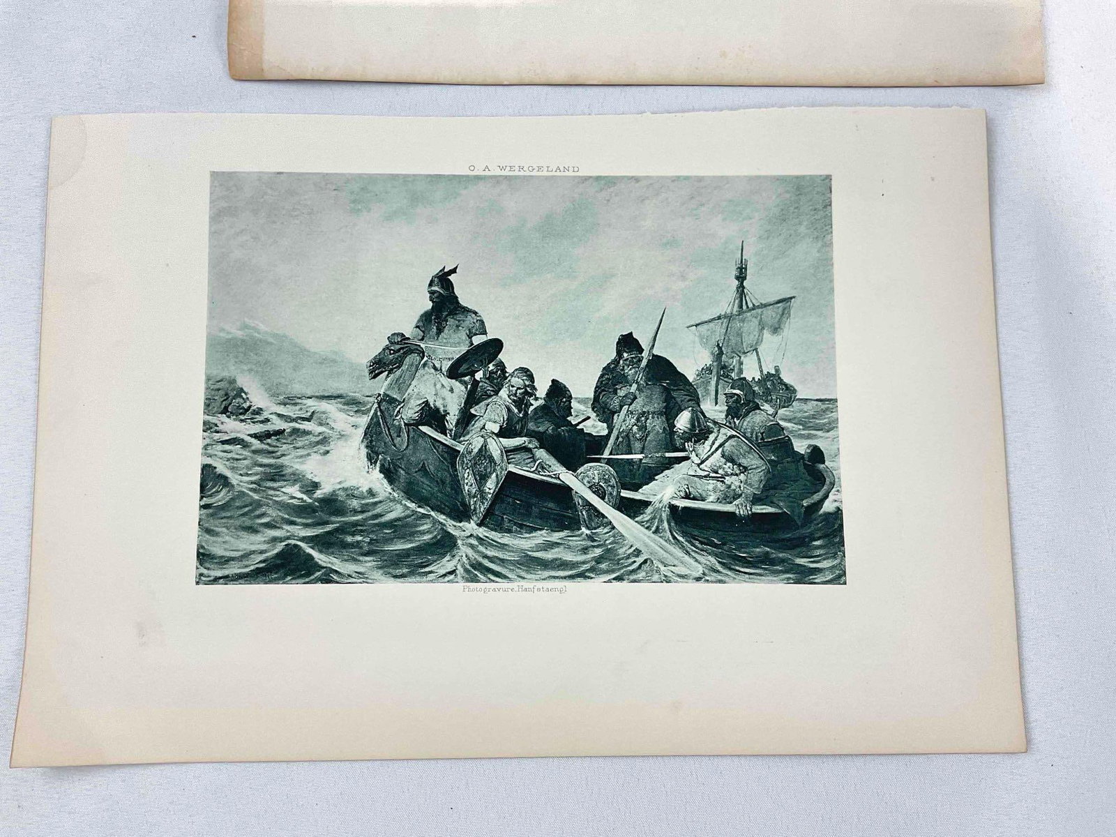 7 pcs Vintage Art & Ephemera Collection, incl. Unframed Original Etching of A.E.M. Gretry & More! - 8