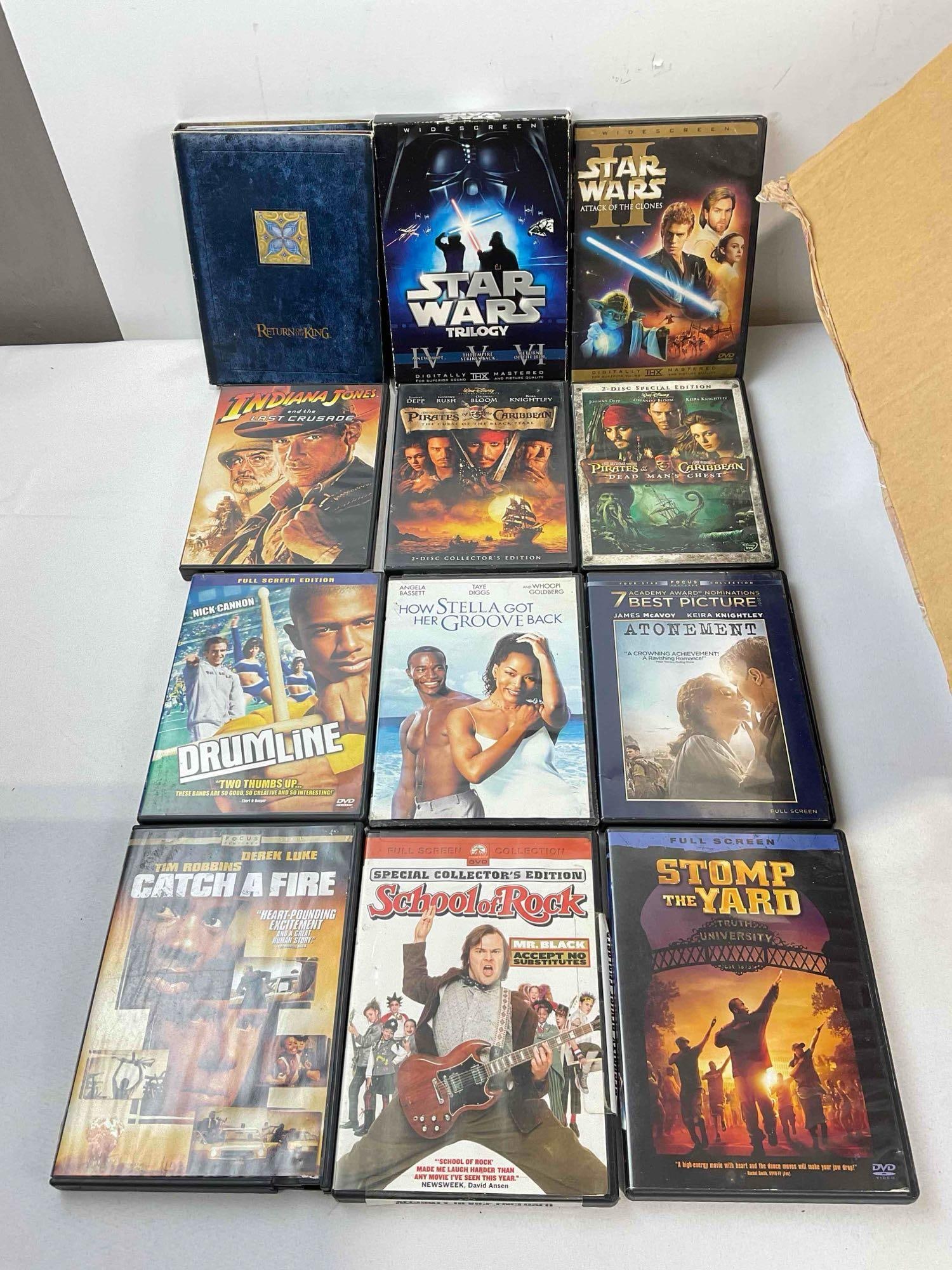 75+ pcs DVD Movie & TV Show Collection, incl. Star Wars Trilogy, Return of the King & More! - 2