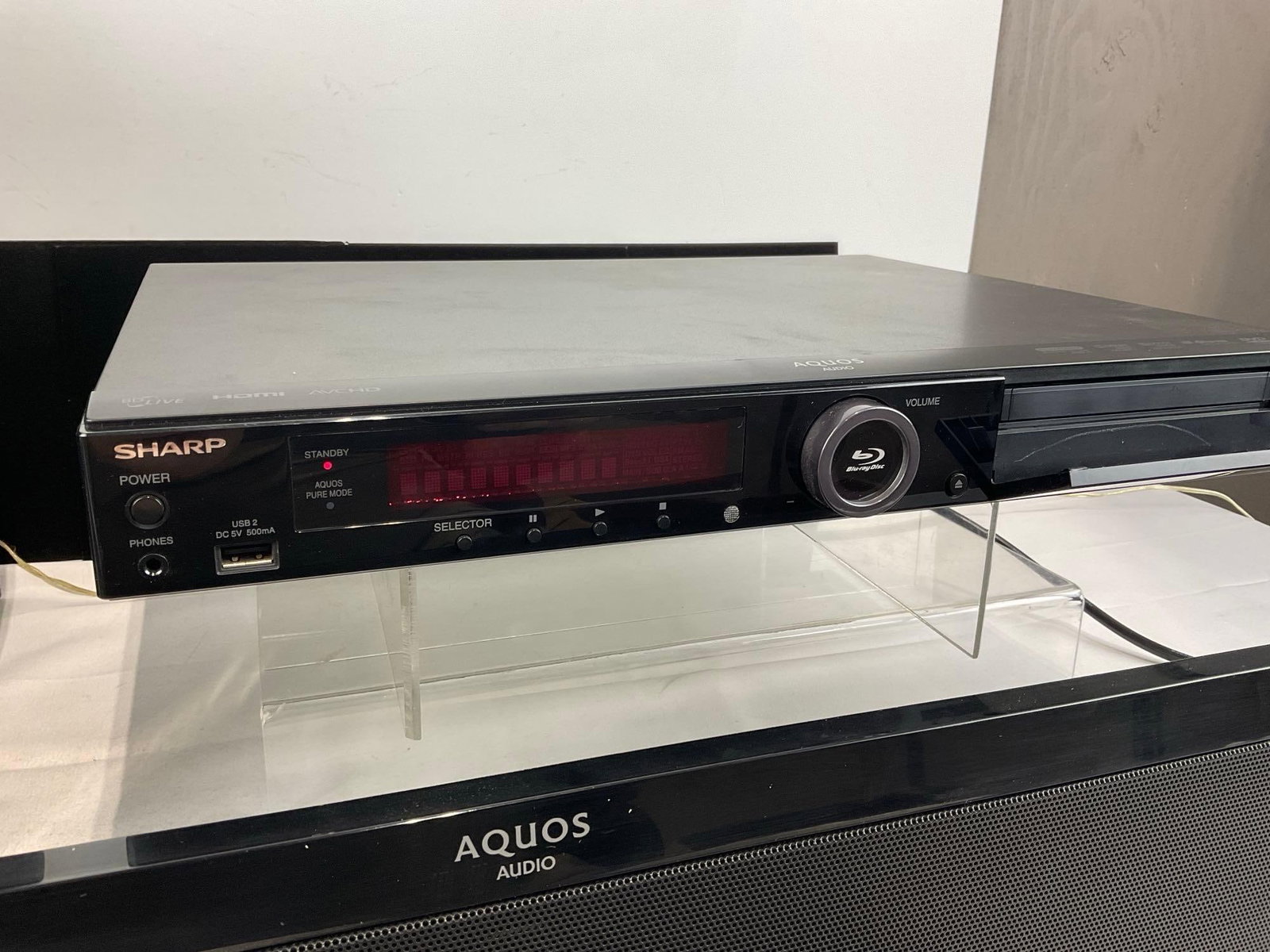 Sharp Home Theater w/Blu-Ray Disc/DVD Player BD-MPC41, Subwoofer & Soundbar - 4