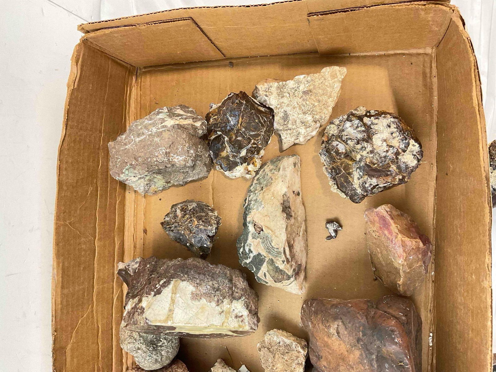 17 pcs Assorted Rock Collection, incl. Agates, Opals & More. See pics. - 3