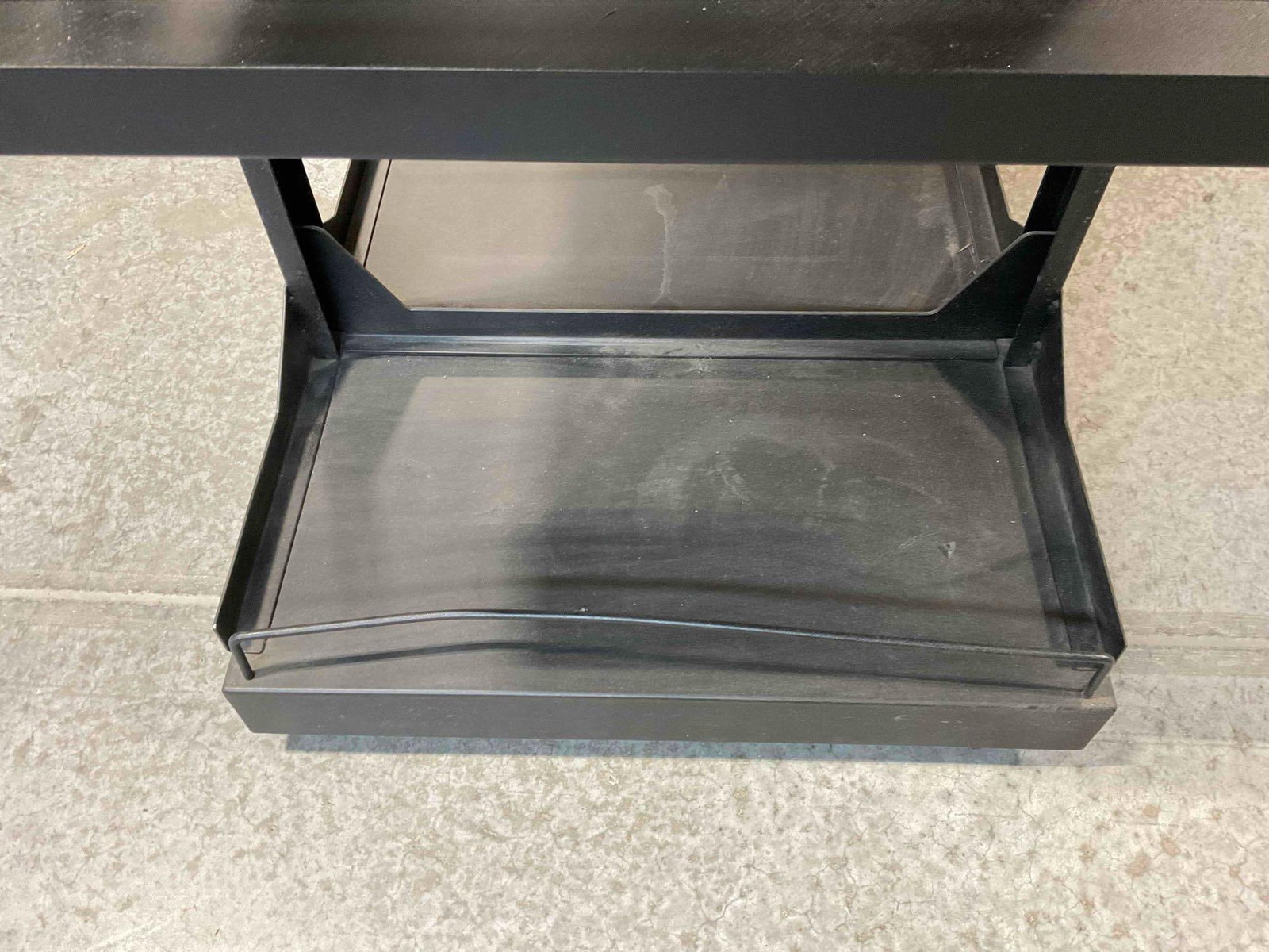 Rolling Double Sided Black Metal Retail Merchandise Display Stand. Fair Condition. See pics. - 7