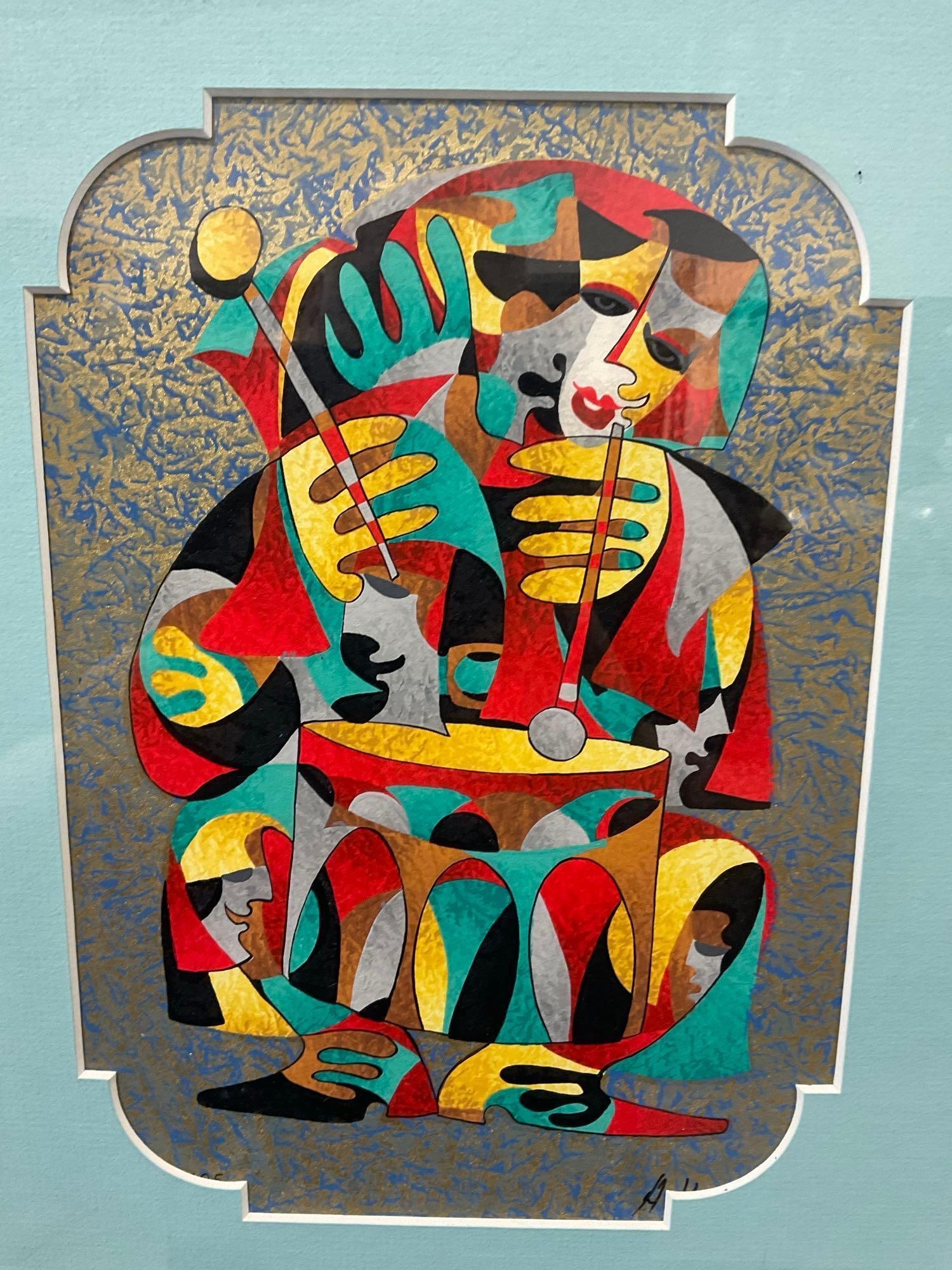 Framed Signed & #d 468/495 Serigraph titled Truth by Anatole Krasnyansky, W/ COA Park west - 2