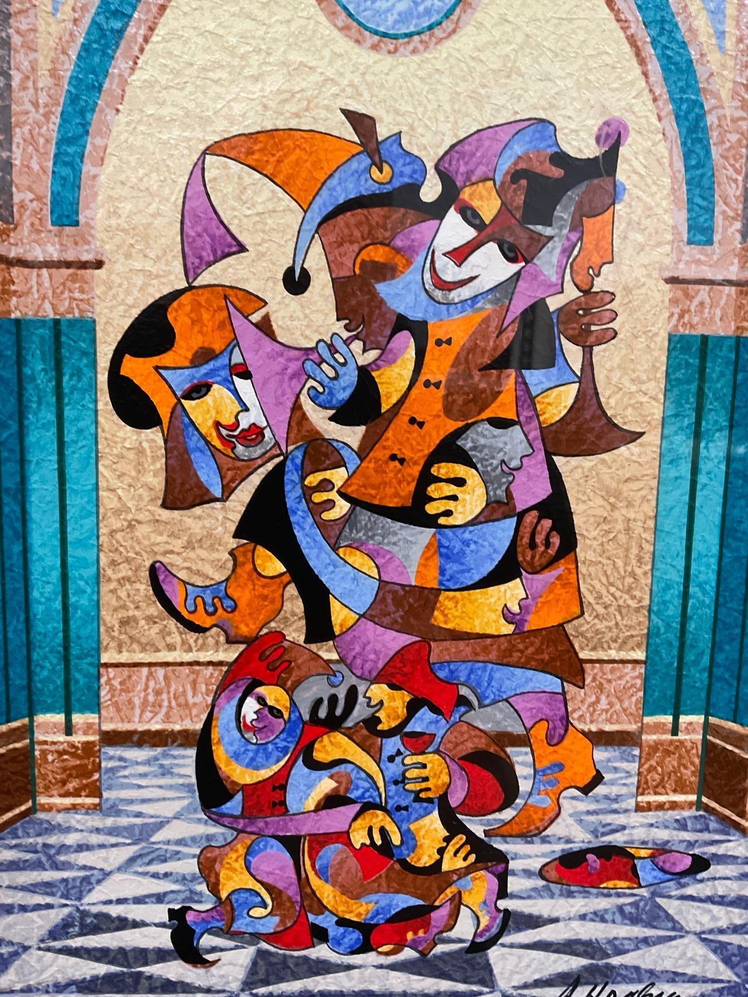 Framed Signed & #d 482/625 Serigraph titled Gothic Reception by Anatole Krasnyansky, 23x19 inches - 3