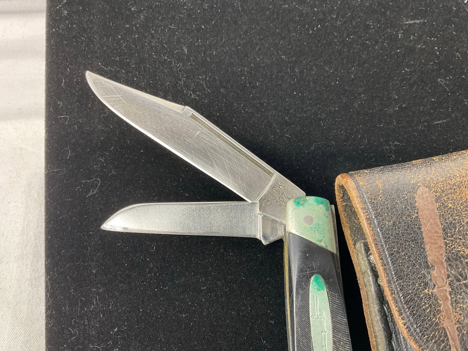 Leatherman Super Tool, Buck 120 & 309 Folding Knives w/Leather Sheaths - 2