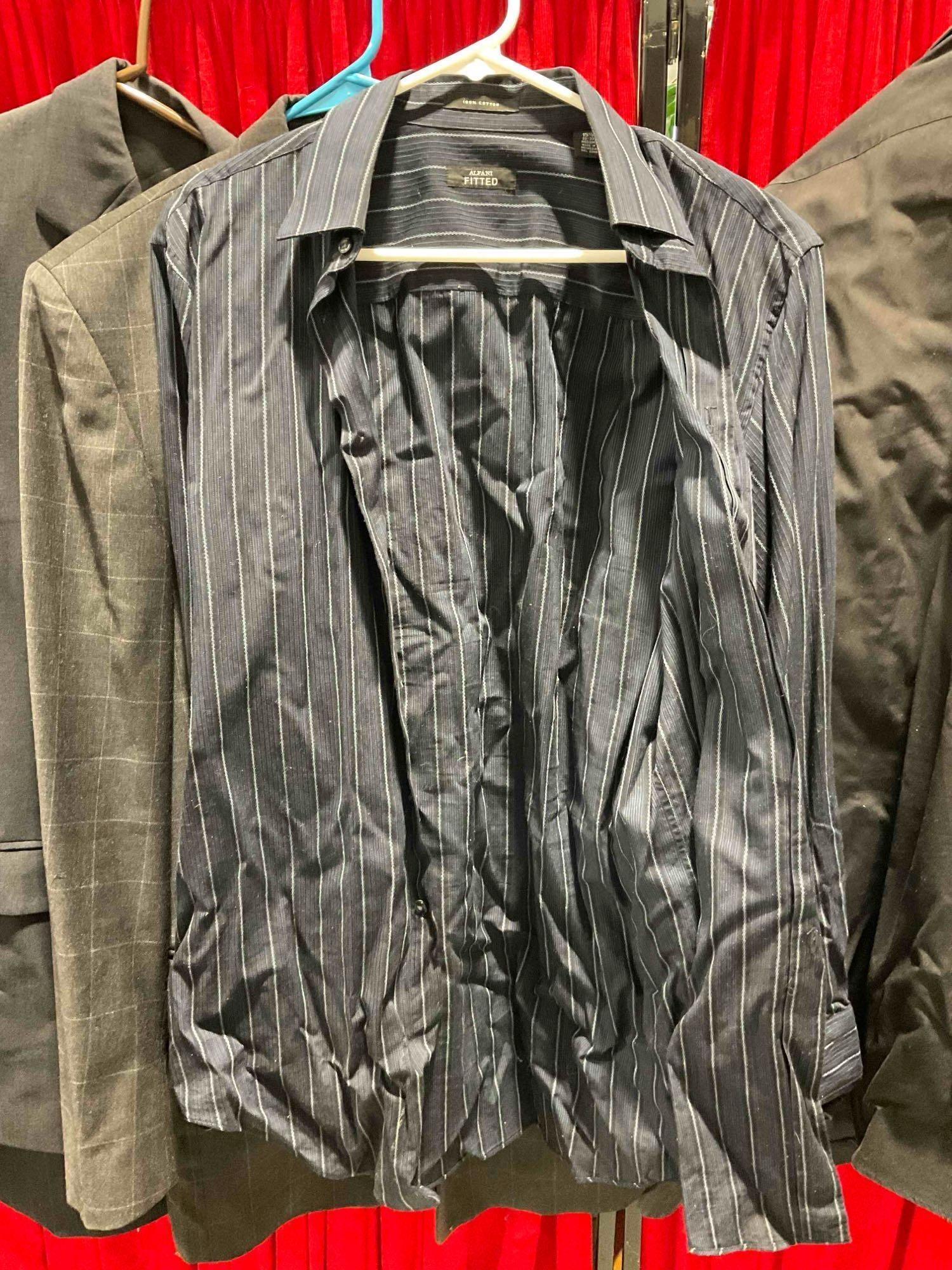 13 pcs Men's Clothing Collection, incl. Italian Suits, Wool Blazers & Cotton Shirts. See pics. - 7