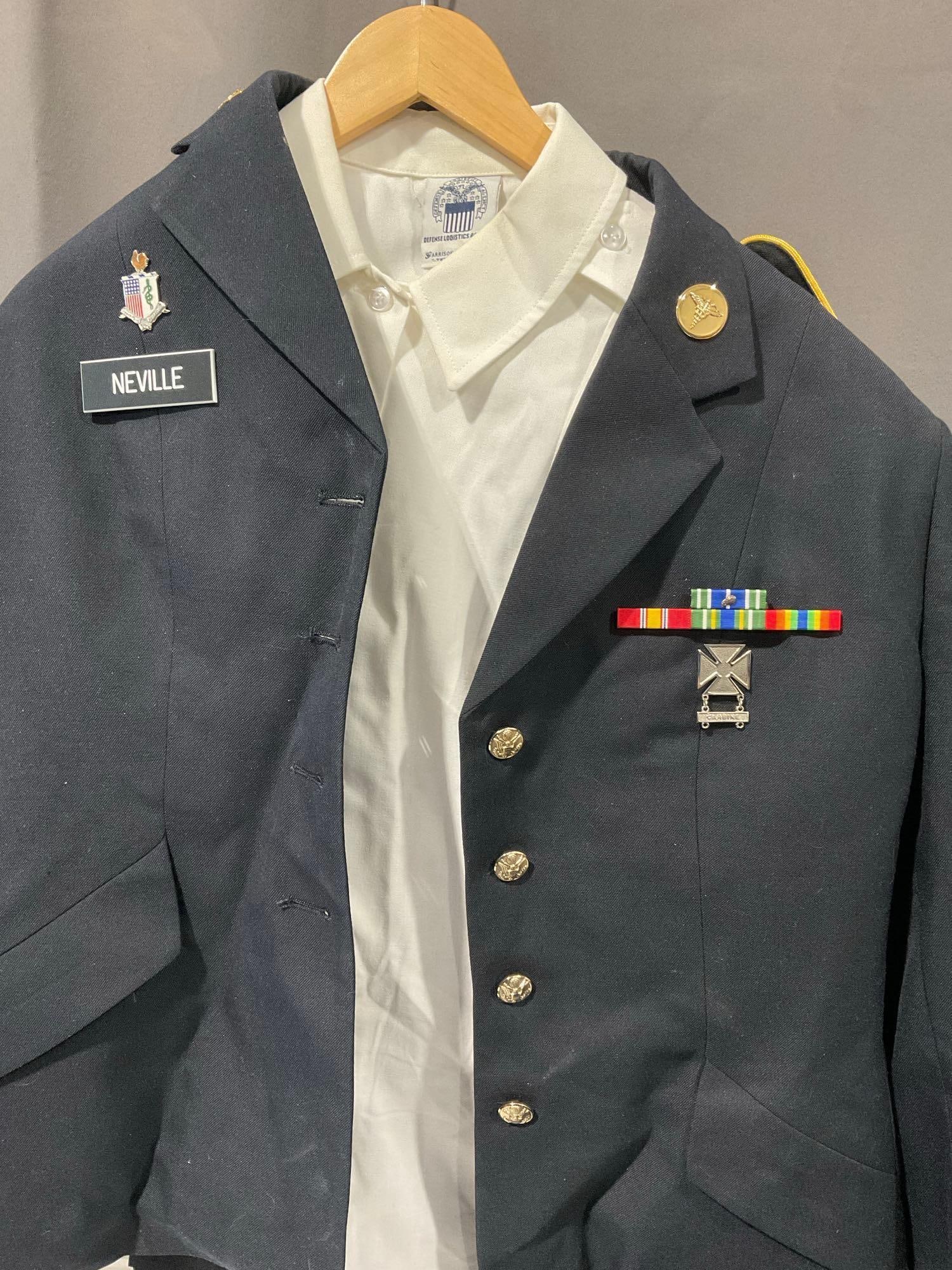US Army Womens Uniform Dress Blue Jacket, Shirts, & Skirt, Pants, Shoes & Heels - 2