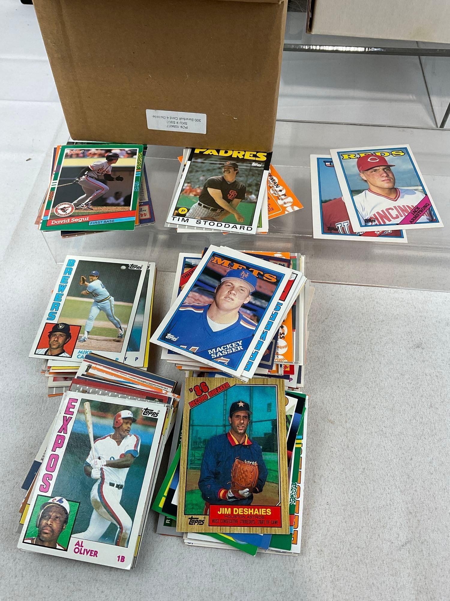 4 Boxes of Sports Cards, Topps Stadium Club, Vintage Topps, Fleer & more, approx 2000 cards - 4