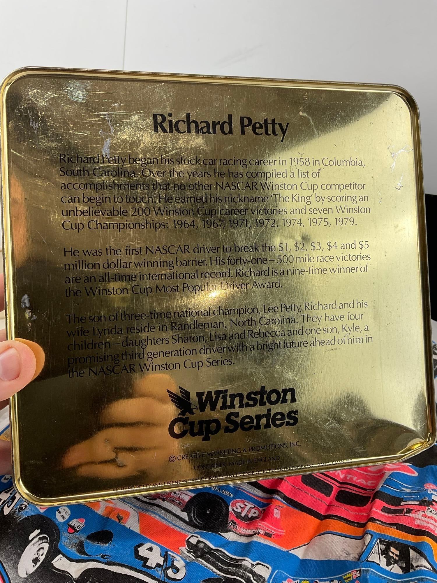 Richard Petty Collectibles in Tin, still wrapped & 1991 Winston Cup Pro Set Racing 30 packs of ca... - 5