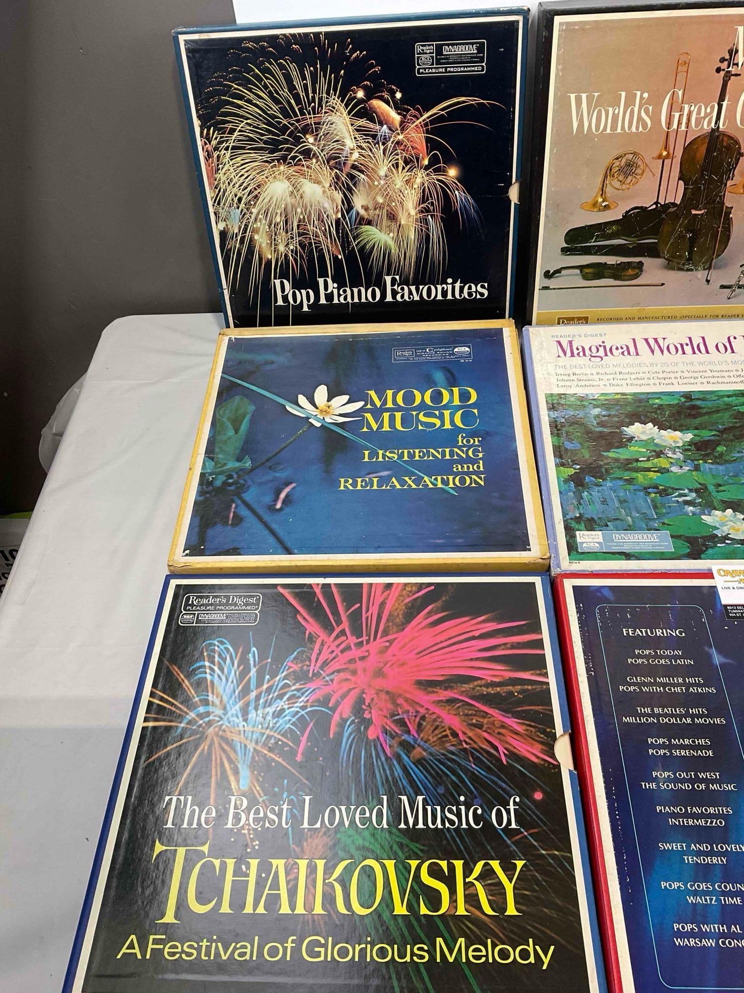 16 pcs Vintage Vinyl Record Album Disc Sets, incl. Classical Music, Mood Music, Pop & More! - 4