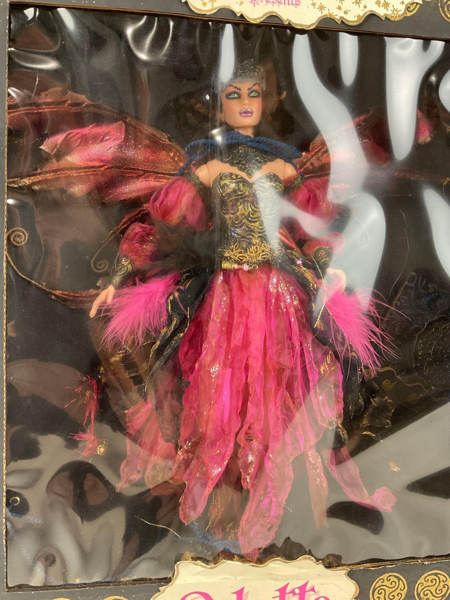 2004 Forest of Avalon Presents Odette, Fairy Gothmother Doll, in box, Hand Altered & crafted - 2