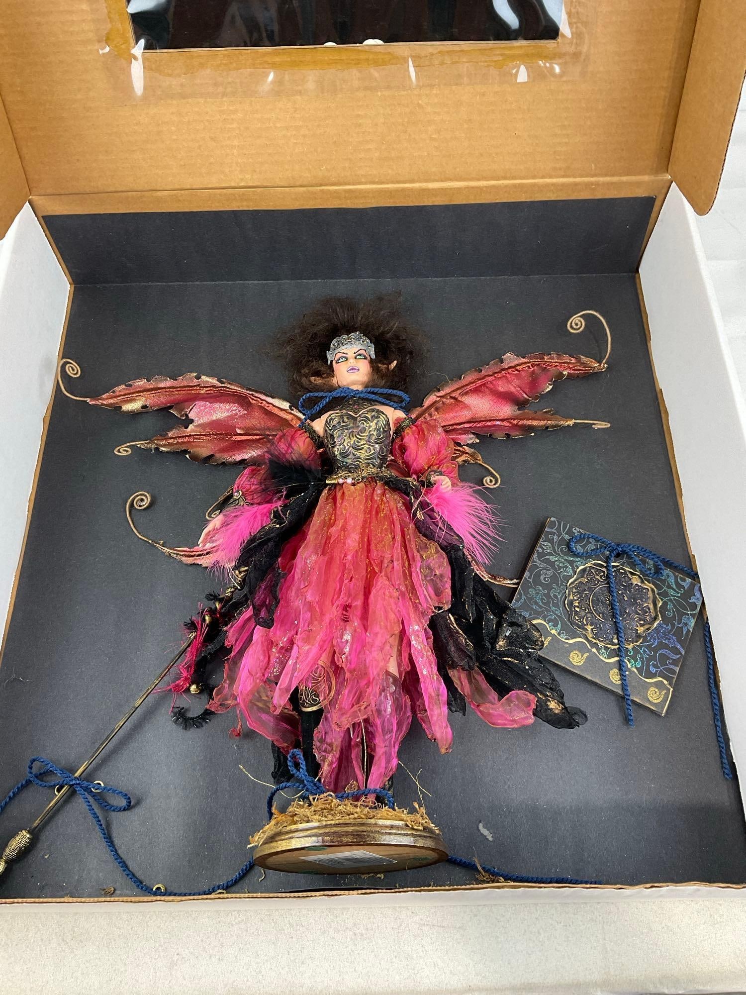 2004 Forest of Avalon Presents Odette, Fairy Gothmother Doll, in box, Hand Altered & crafted - 3