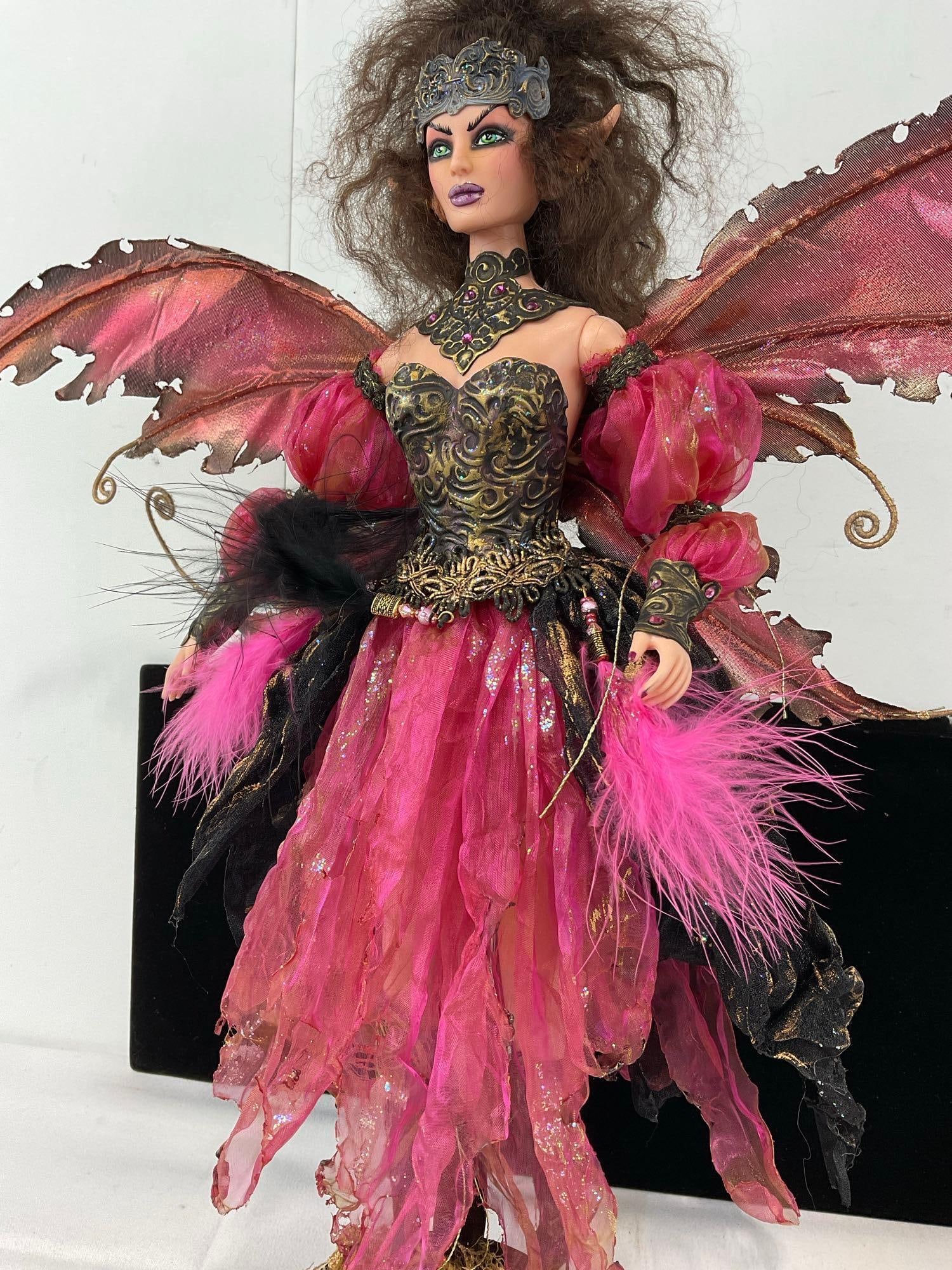 2004 Forest of Avalon Presents Odette, Fairy Gothmother Doll, in box, Hand Altered & crafted - 8